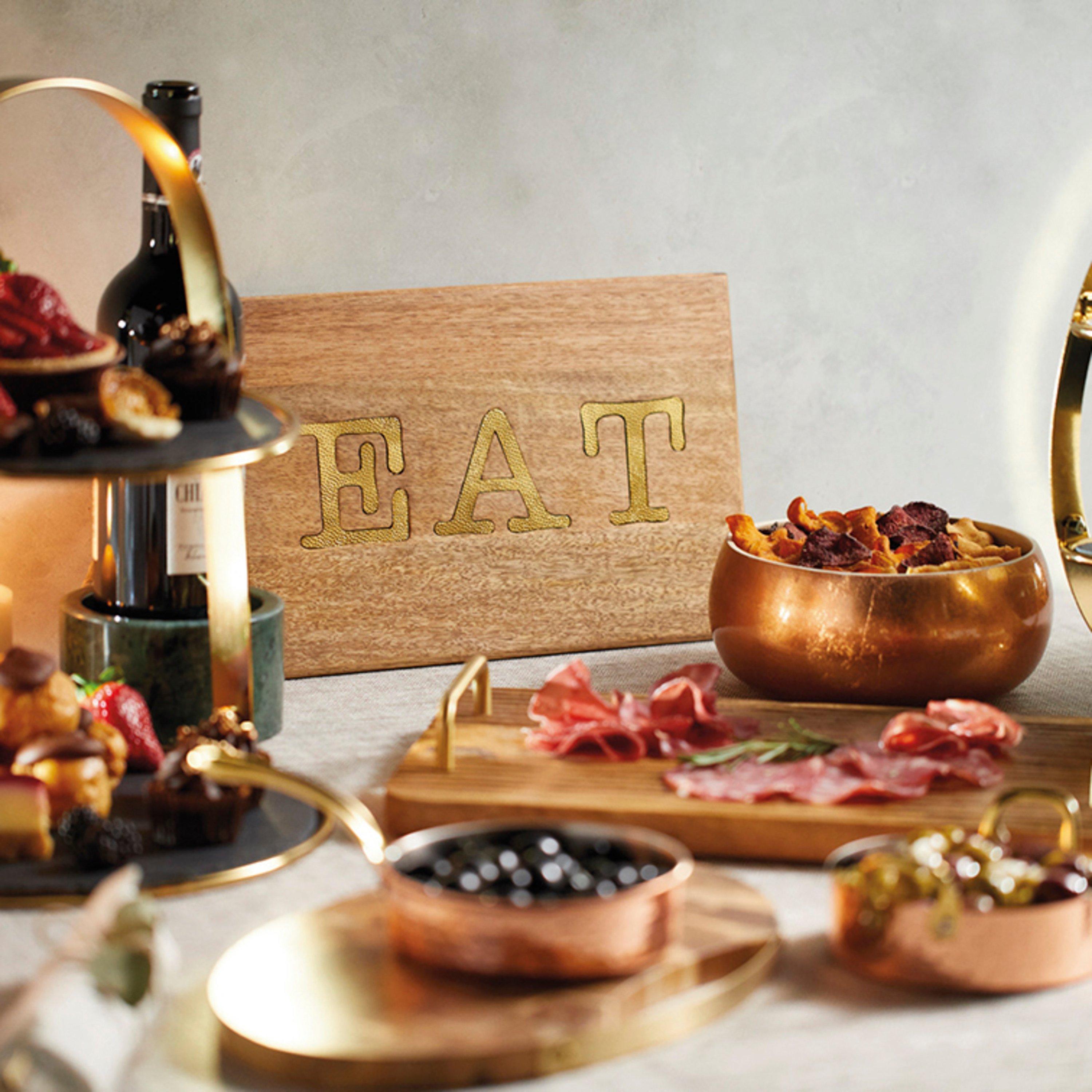 Brown - Artesa - Artesa Mango Wood Paddle Board 38x20cm Gift Tagg - 2