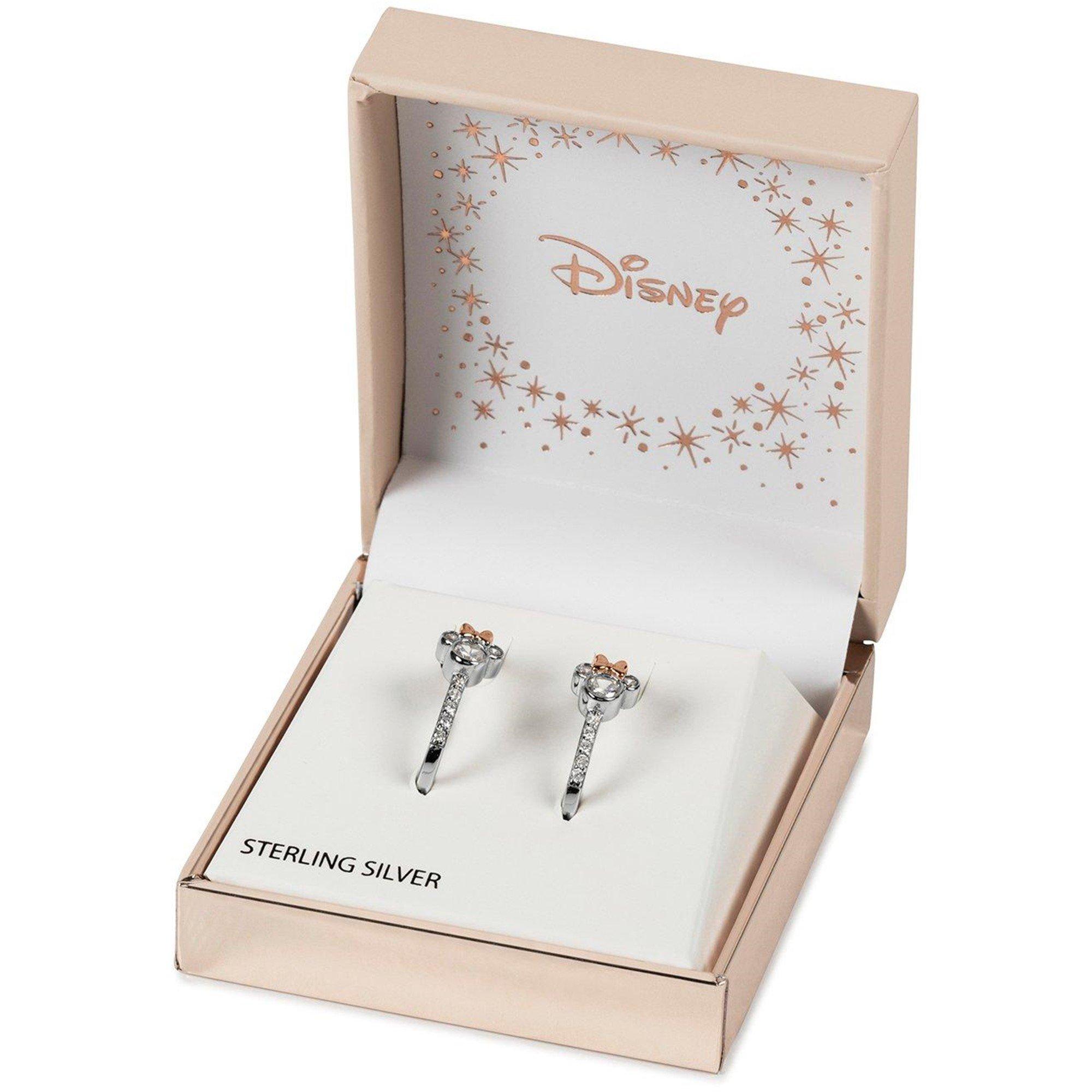 Silver/Rose Gol - Disney - Disney Mickey Mouse Sterling Silver Stud Earrings - 2