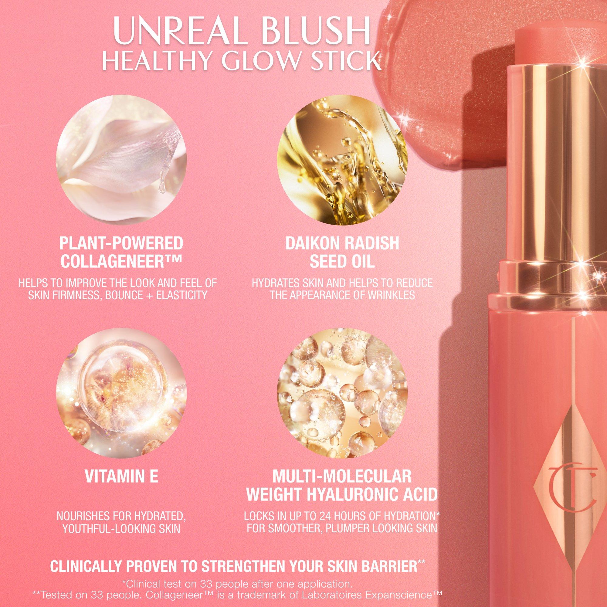 Peachy Glow - Charlotte Tilbury - Unreal Blush Healthy Glow Stick - 3