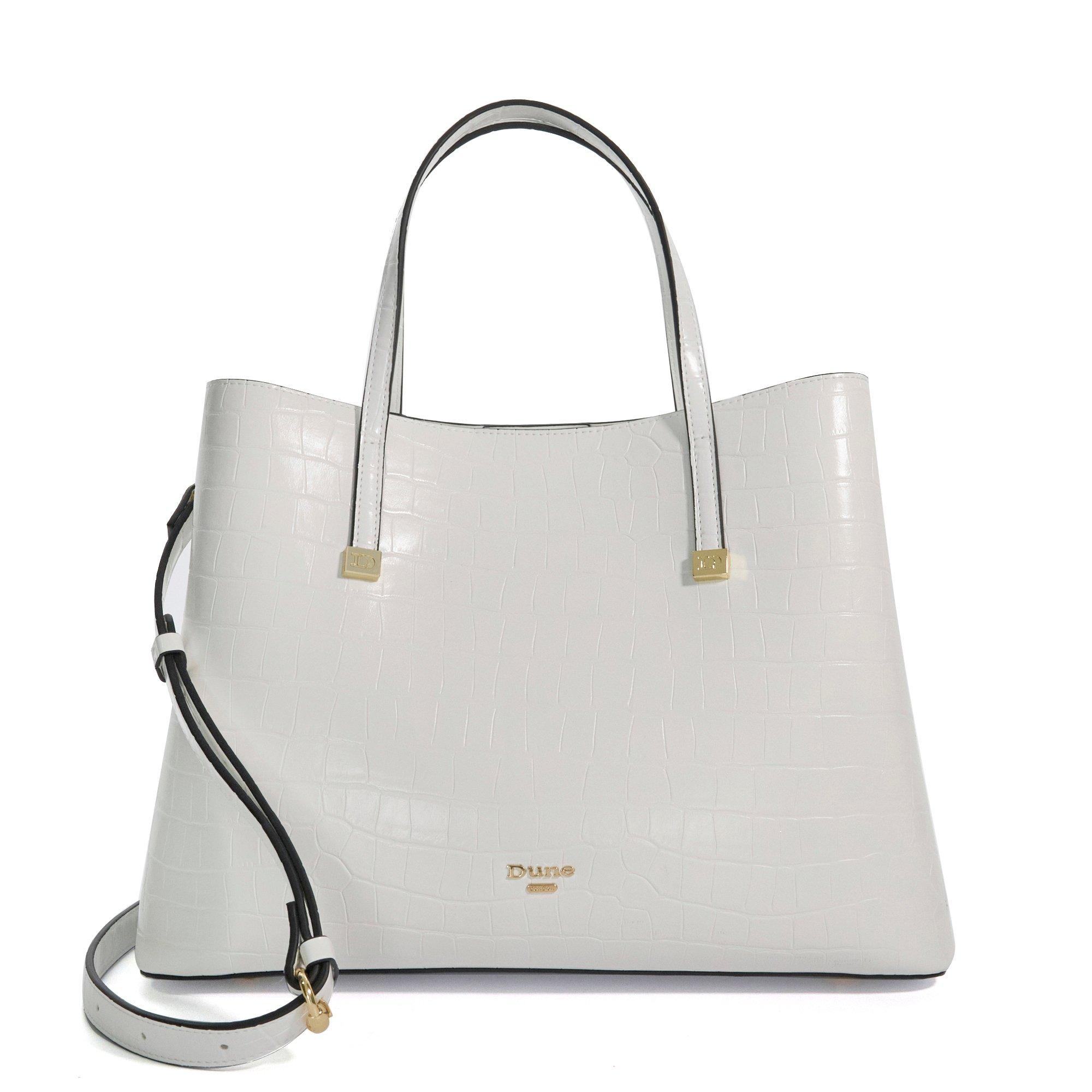 Dune London Women's Dominant Satchel Bag - White