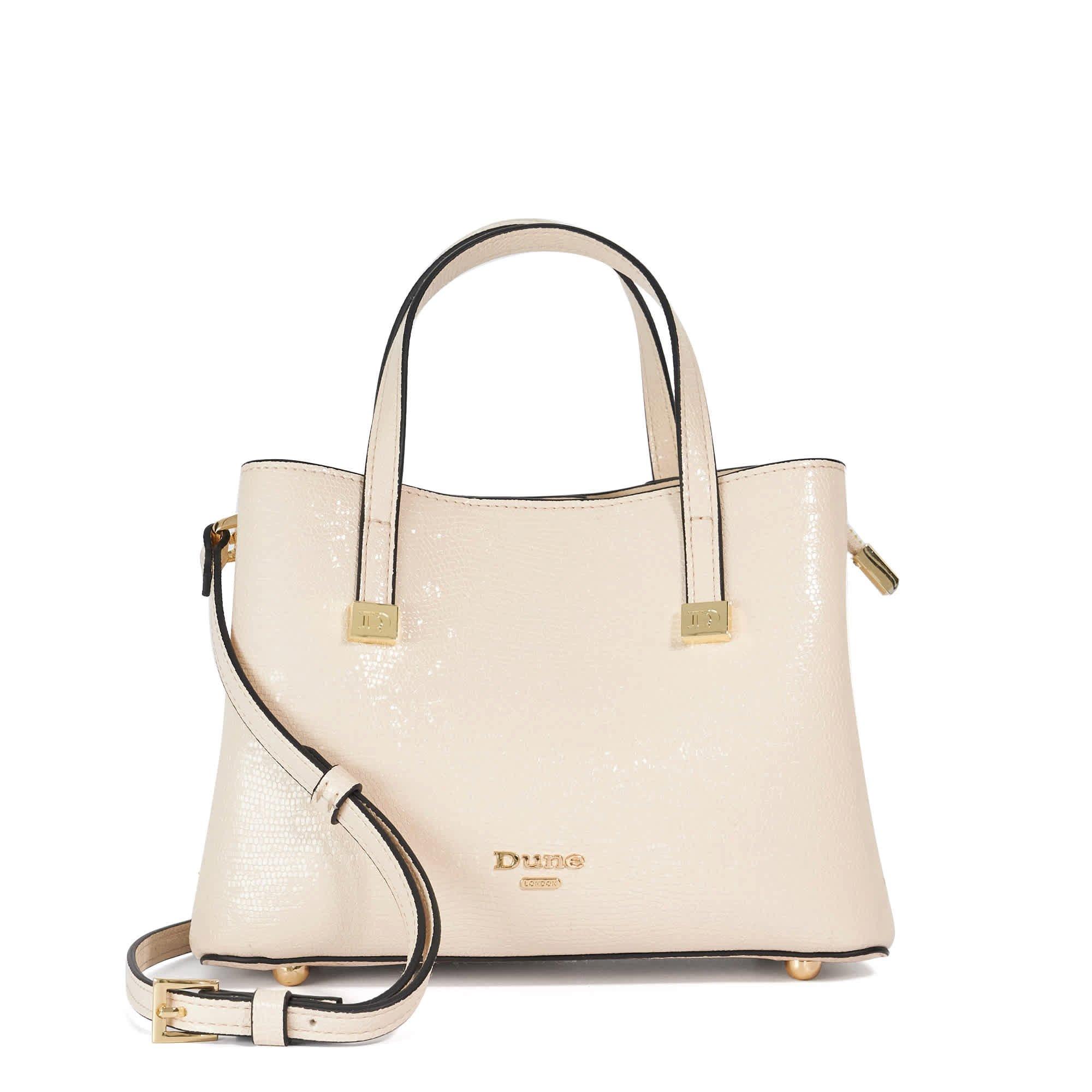 Dune London Women's Satchel Bag - White
