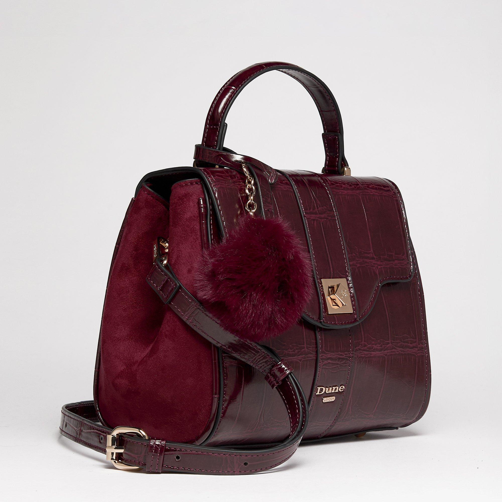 Borgogna - Dune London - Women&#x27;s Dassios Top Handle Bag - 4