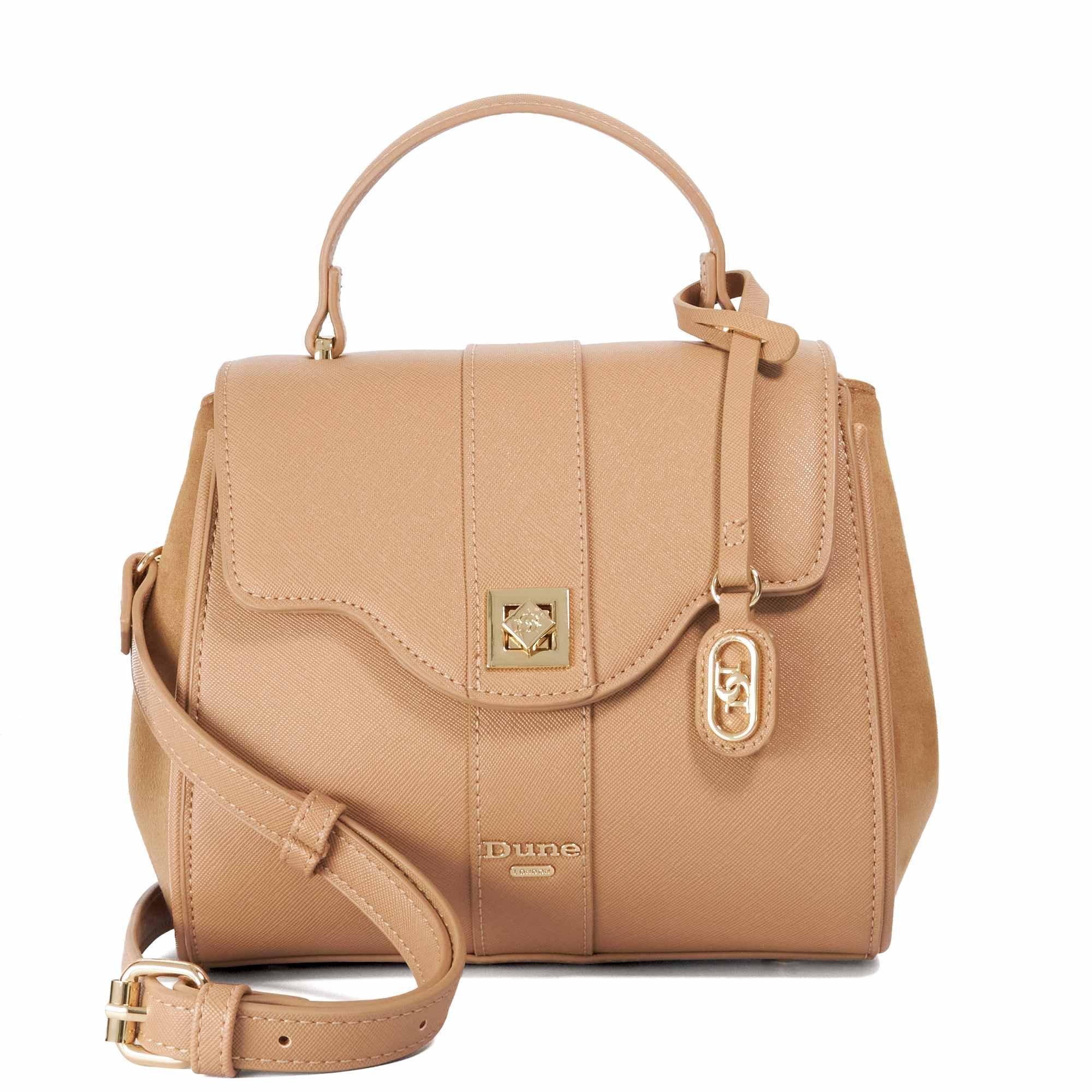 Dune London Women's Dassios Top Handle Bag - Camel