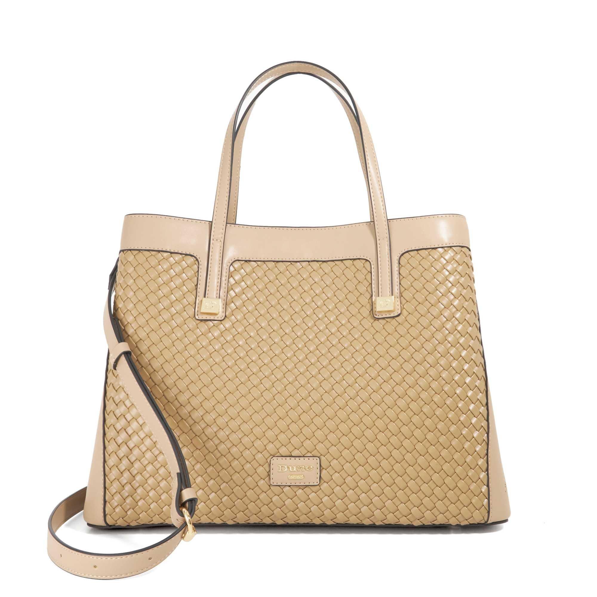 Taupe - Dune London - Women's Deave Satchel Bag - 1