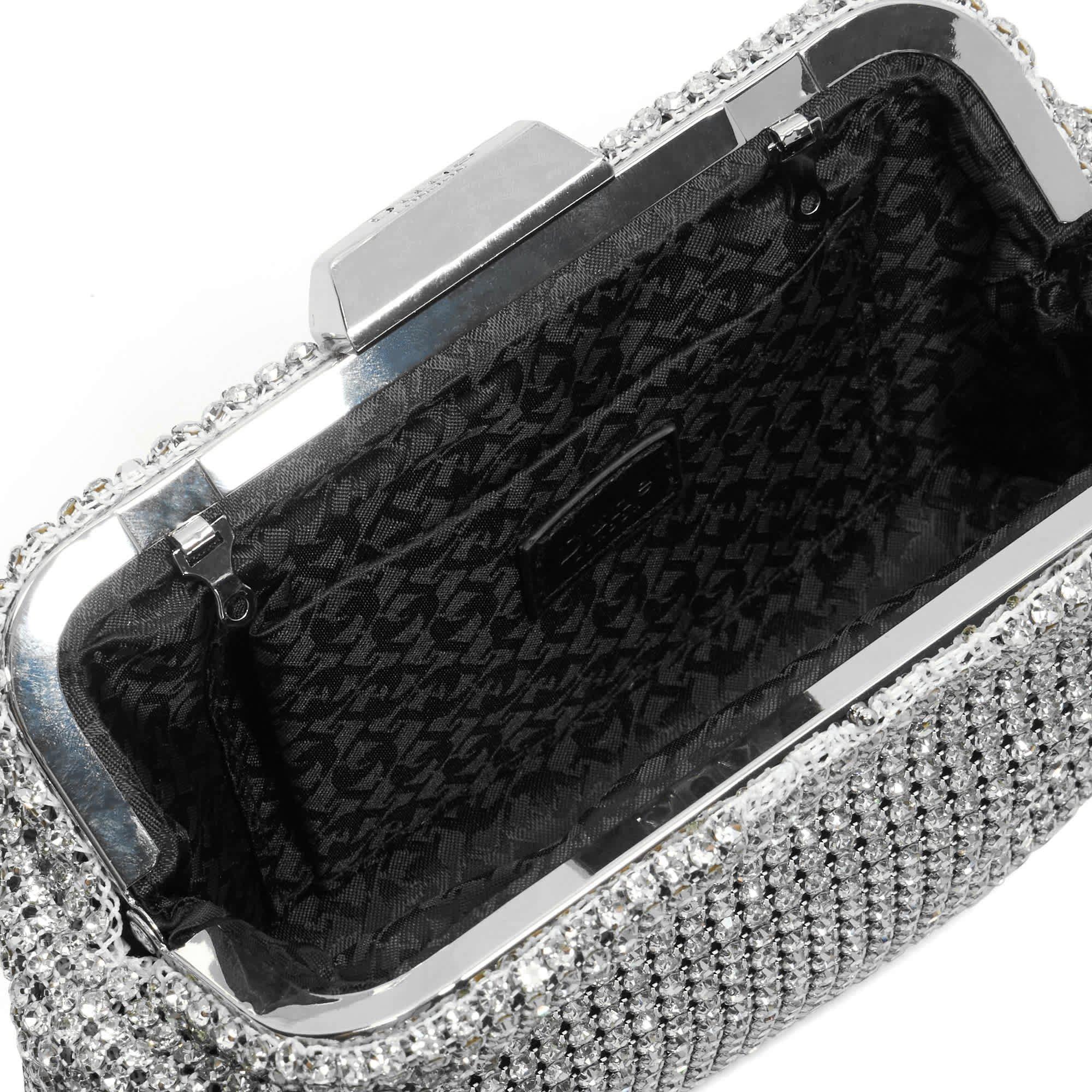 Prata - Dune London - Women's Blingish Embellished Multiway Straps Clutch Bag - 4