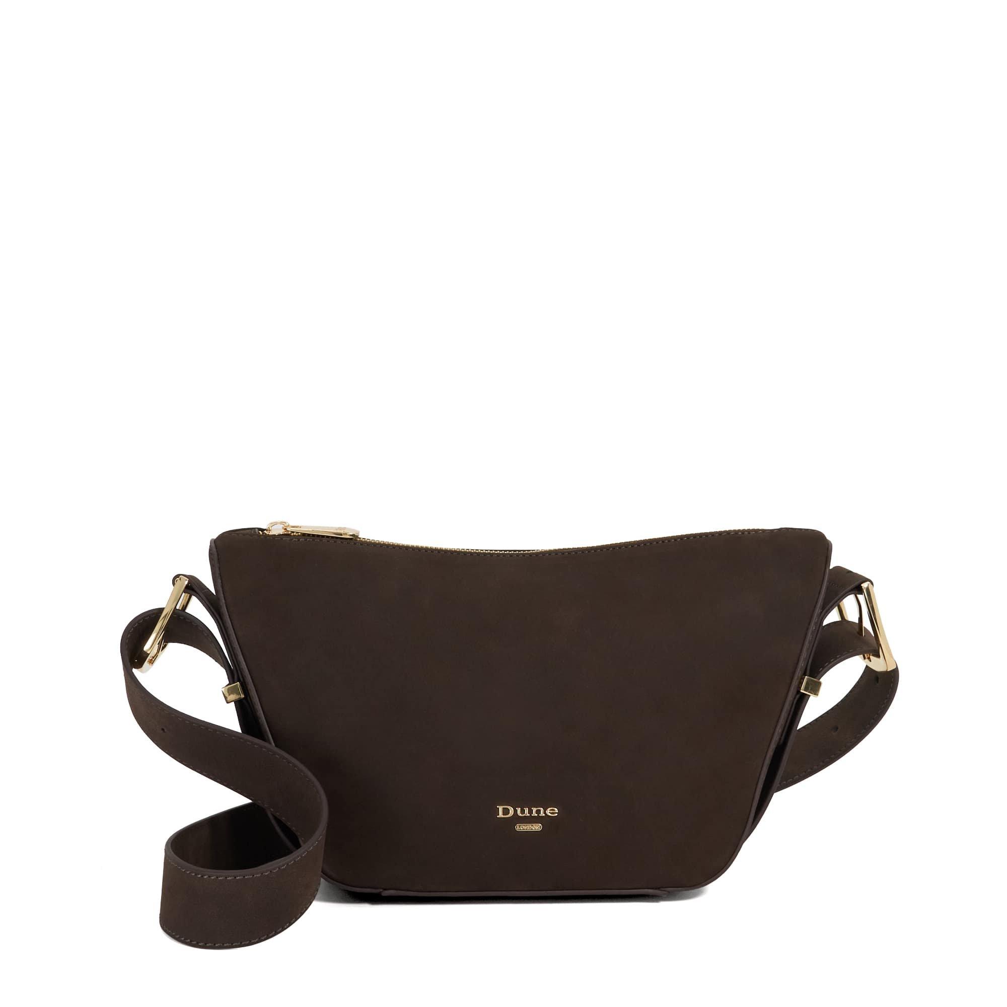 Dune London Women's Delicate Shoulder Bag - Dark Brown