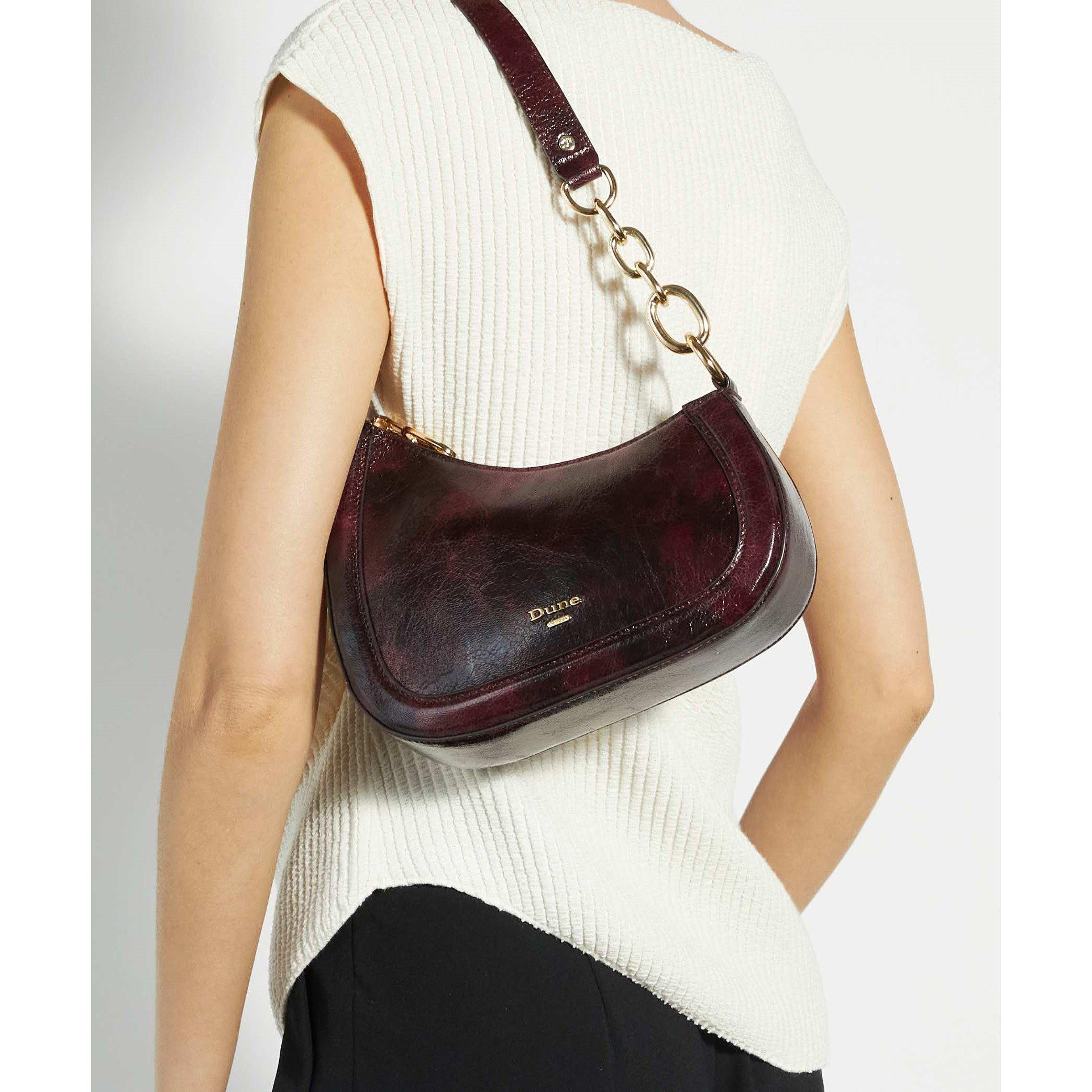 Purple - Dune London - Women's Direction Shoulder Bag - 4