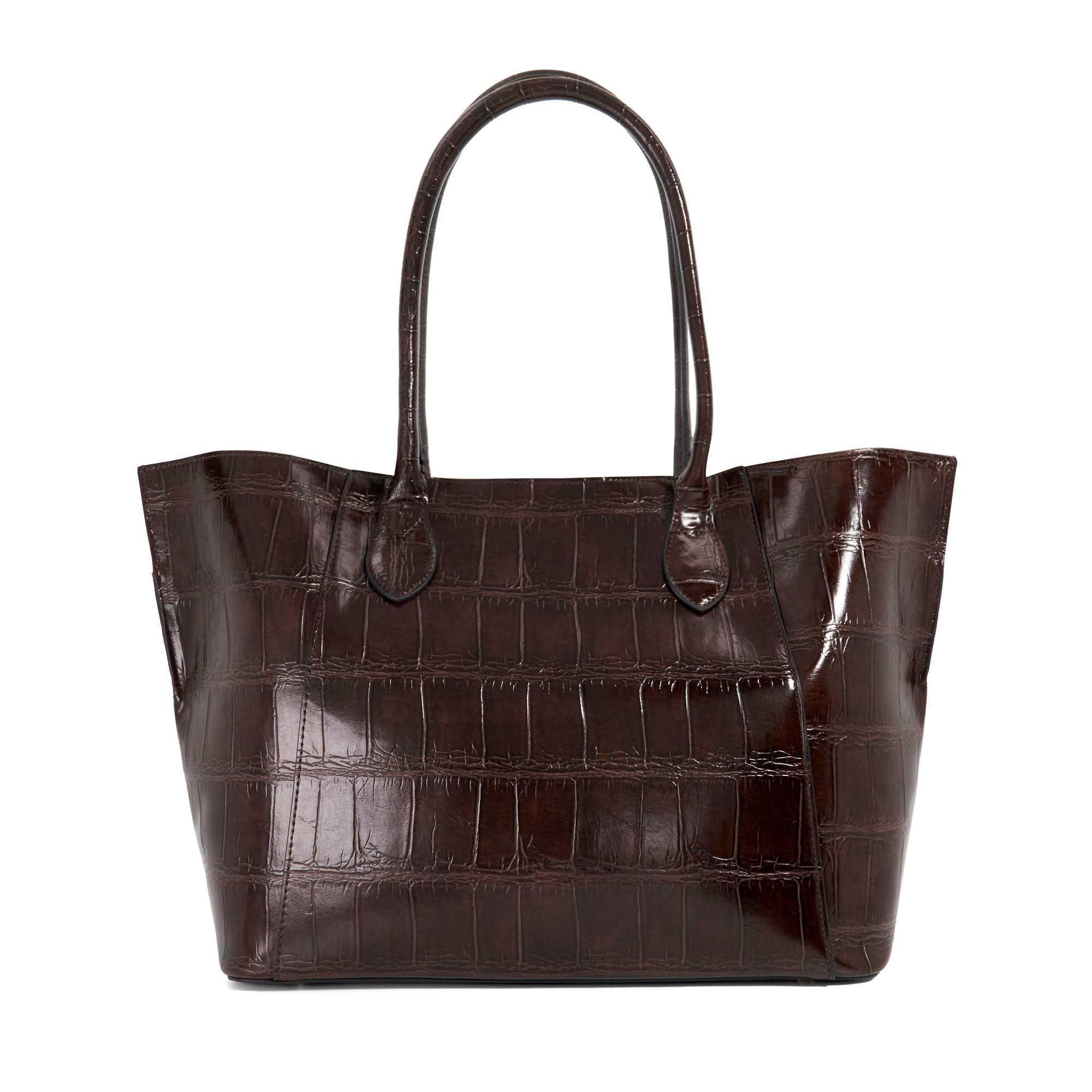 Chocolate - Dune London - Women's Dexterity Tote Bag - 2