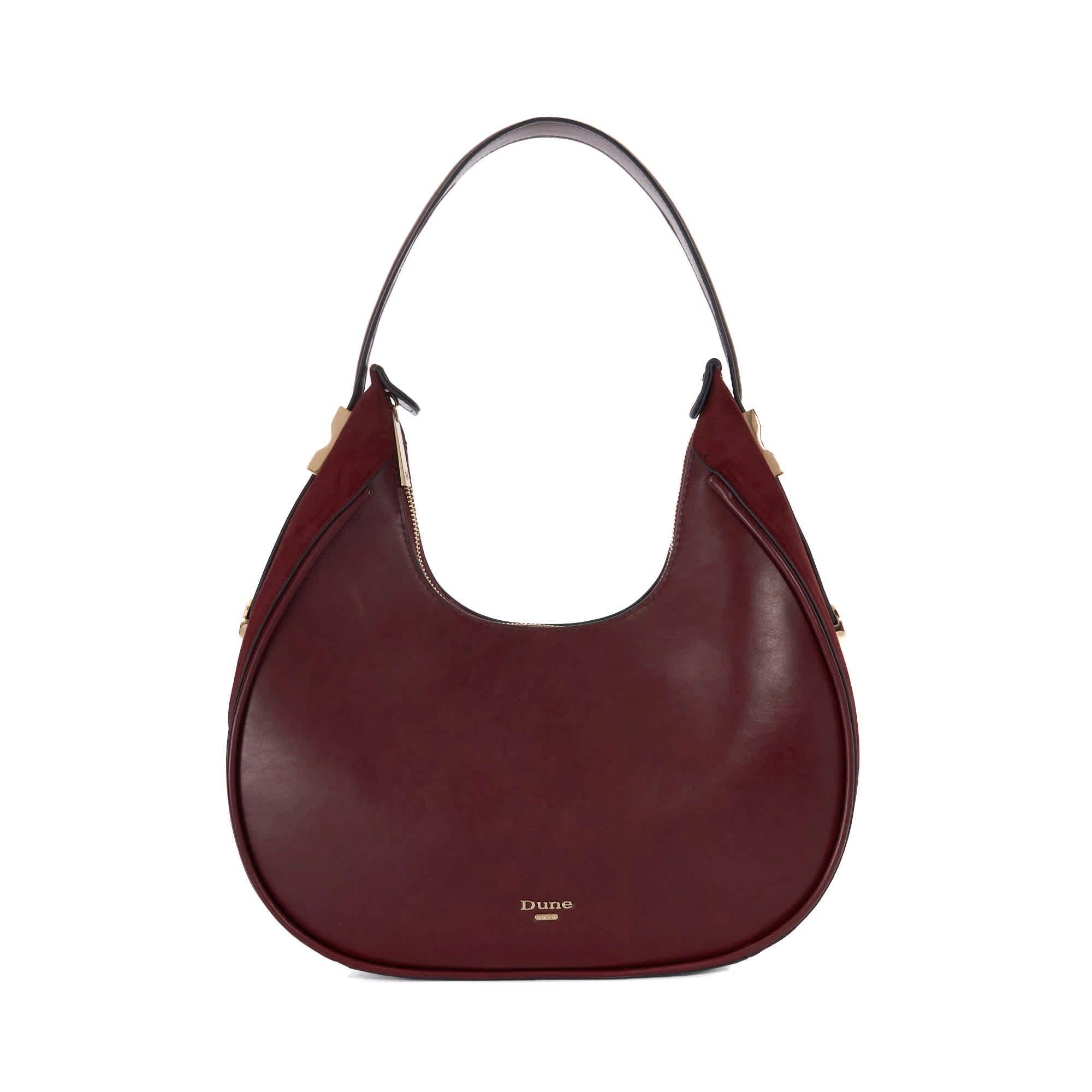 Burgund - Dune London - Women's Dedicated Shoulder Bag - 1