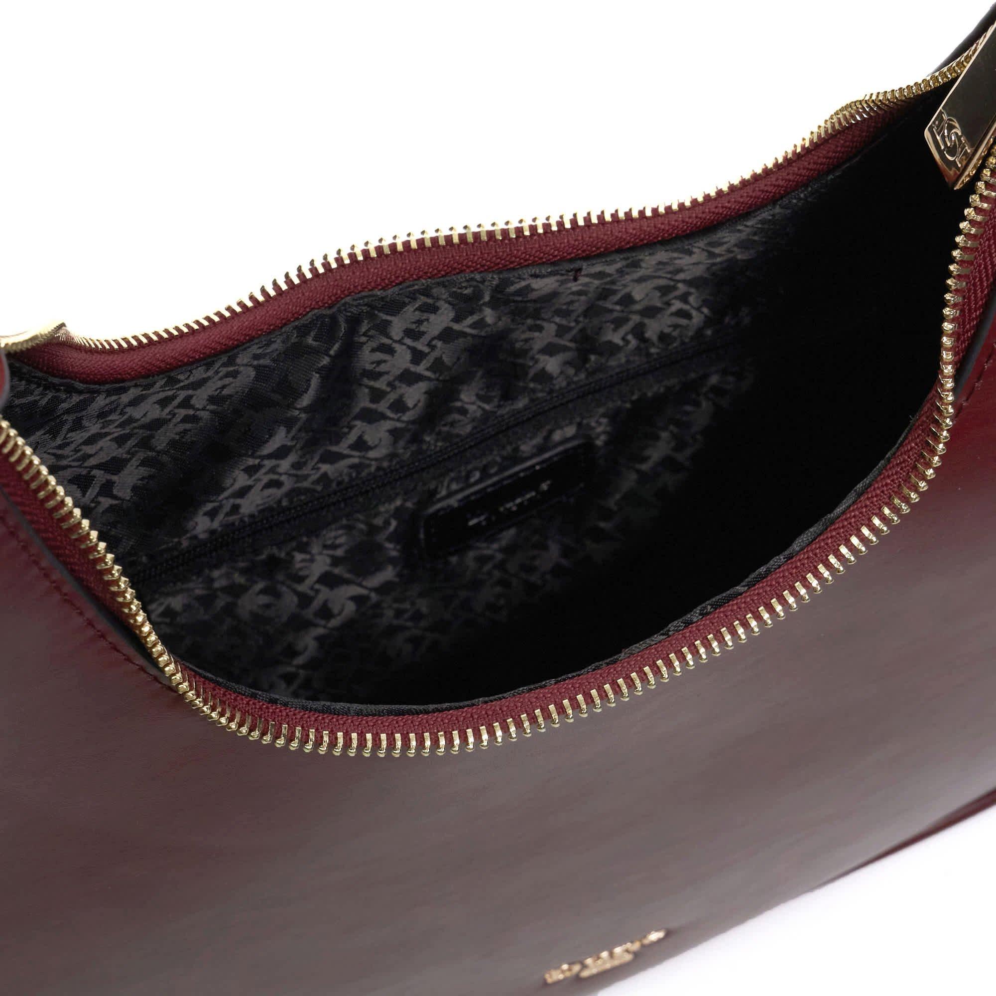 Burgund - Dune London - Women's Dedicated Shoulder Bag - 3