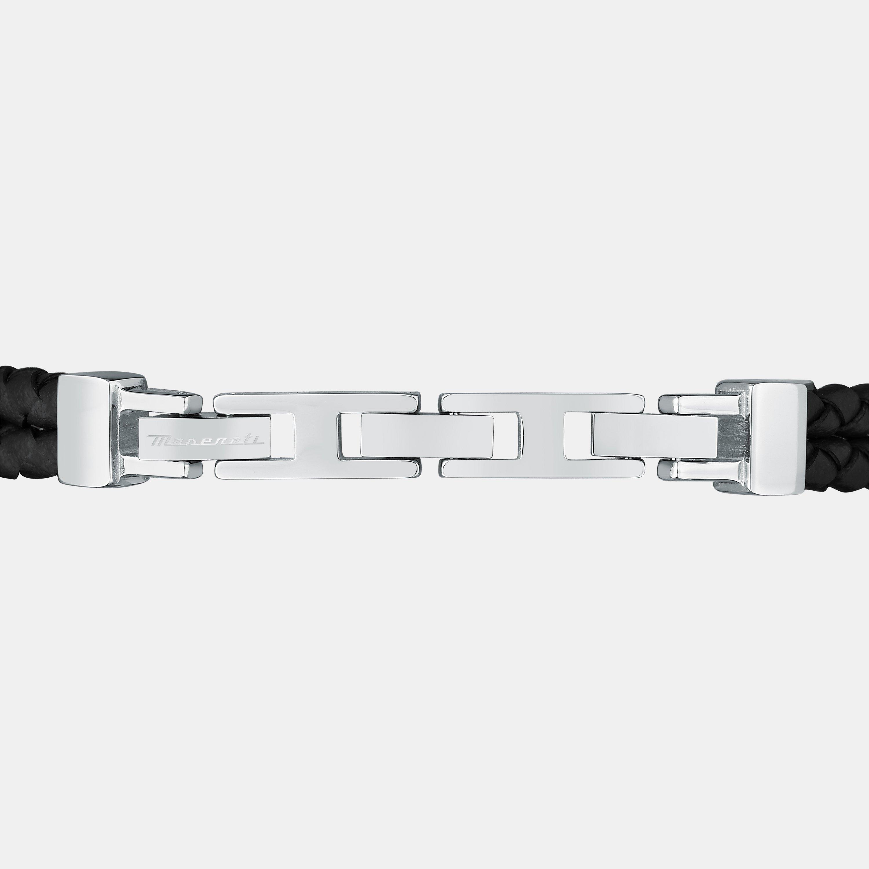 Multi - Maserati Jewellery - Men's Maserati Leather Bracelet - 3