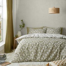 Pineapple Elephant Tangier Floral Reversible Duvet Cover Set