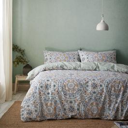Pineapple Elephant Safiya Mandala Reversible Duvet Cover Set
