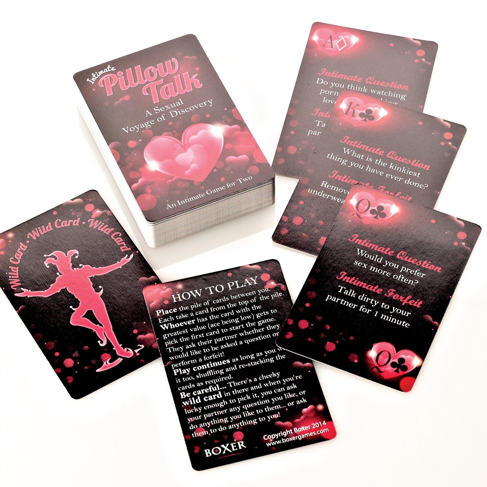 Multi - Boxer Gifts - Pillow Talk Intimate Card Game For Couples - 4