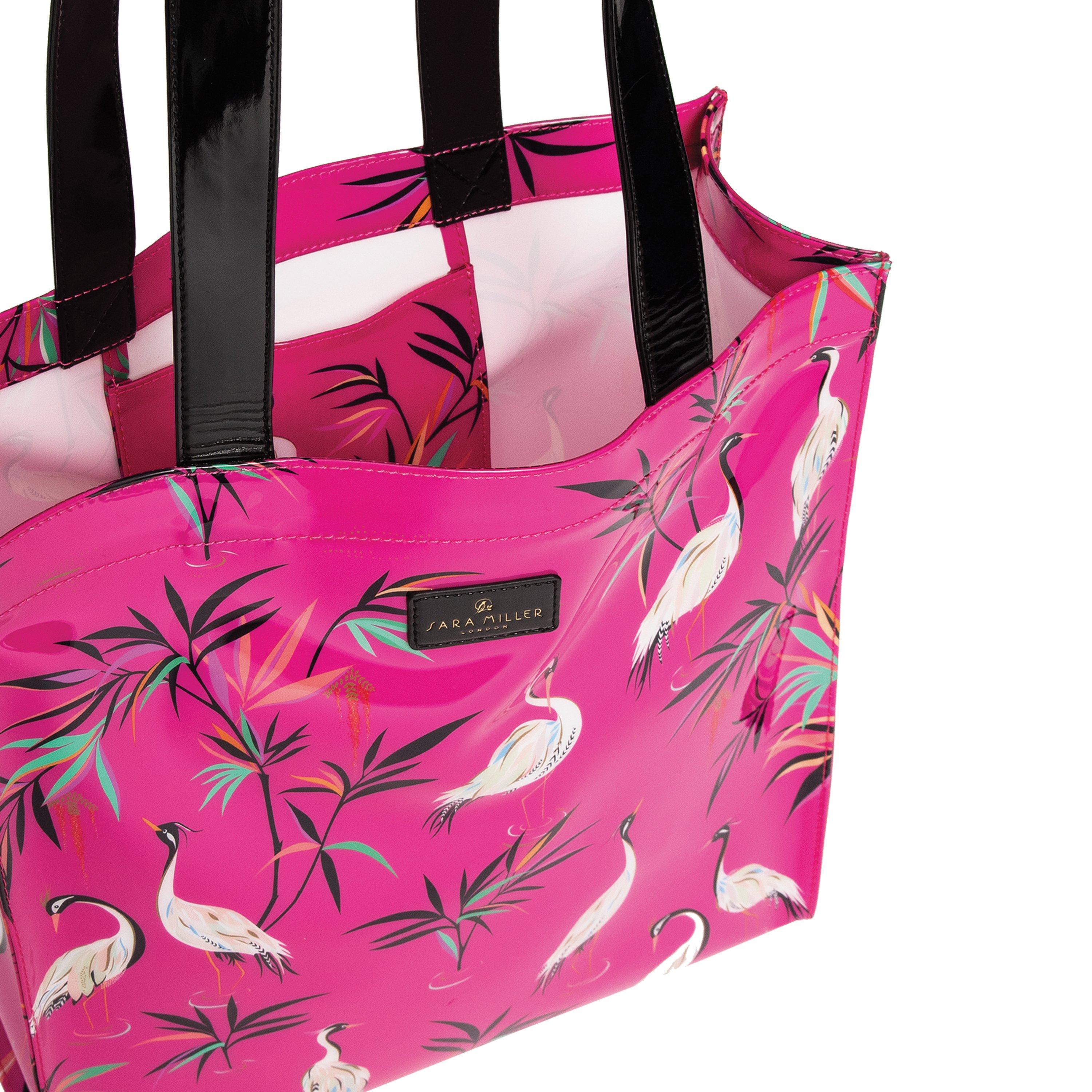 Tropical Heron - Sara Miller London - Women's Everyday Shopper Beach Bags - 3