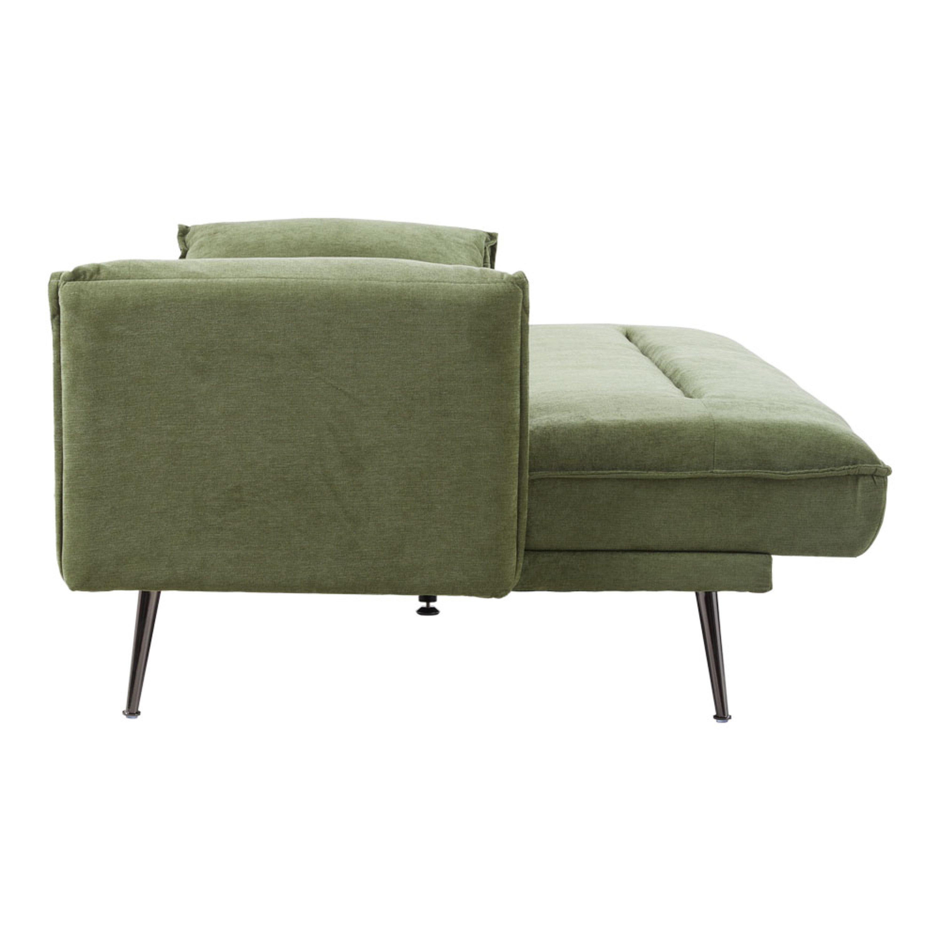 Green - Kabinet UK - 3-Seater Contemporary Convertible Sofa Bed - 4