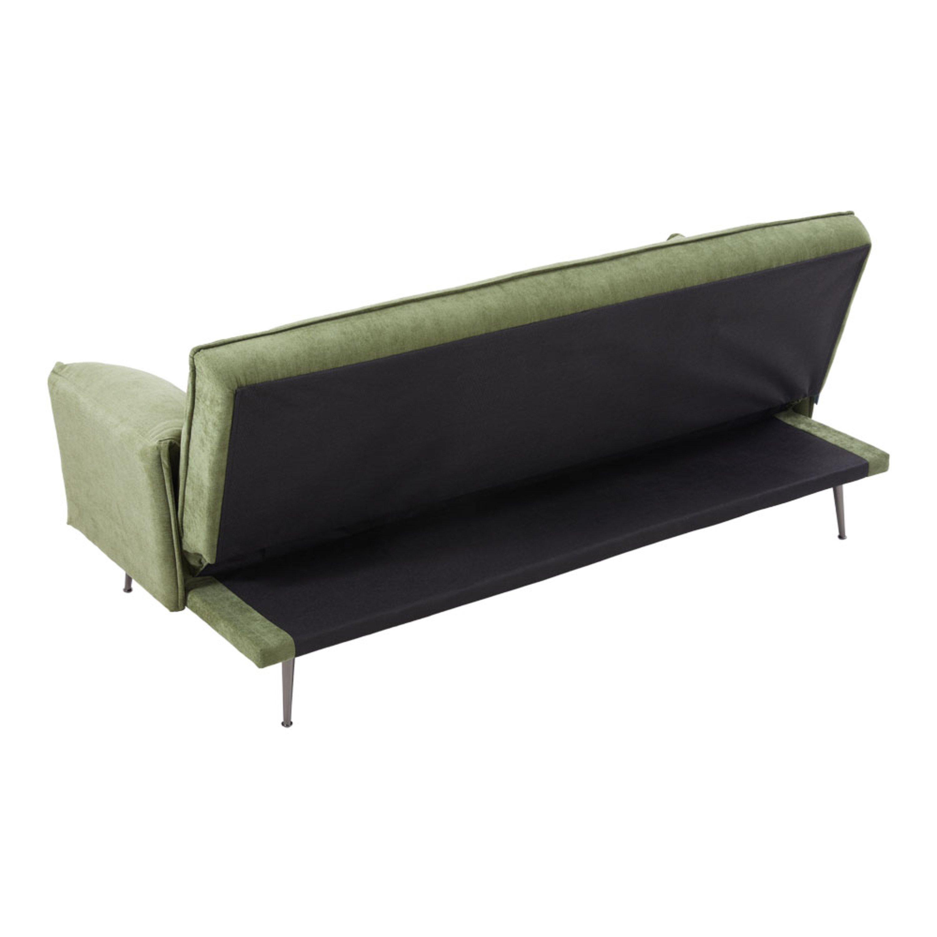 Green - Kabinet UK - 3-Seater Contemporary Convertible Sofa Bed - 6