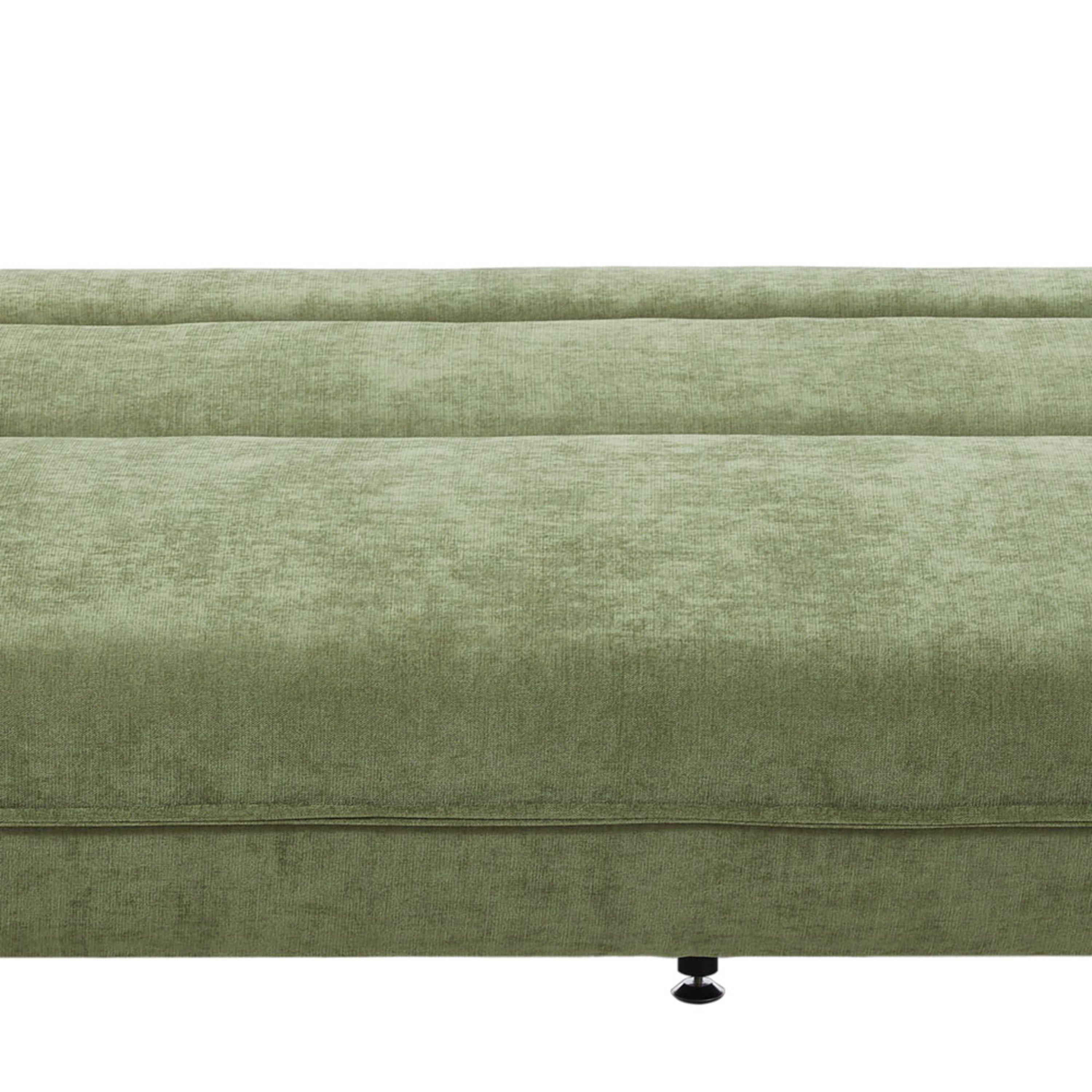 Green - Kabinet UK - 3-Seater Contemporary Convertible Sofa Bed - 7
