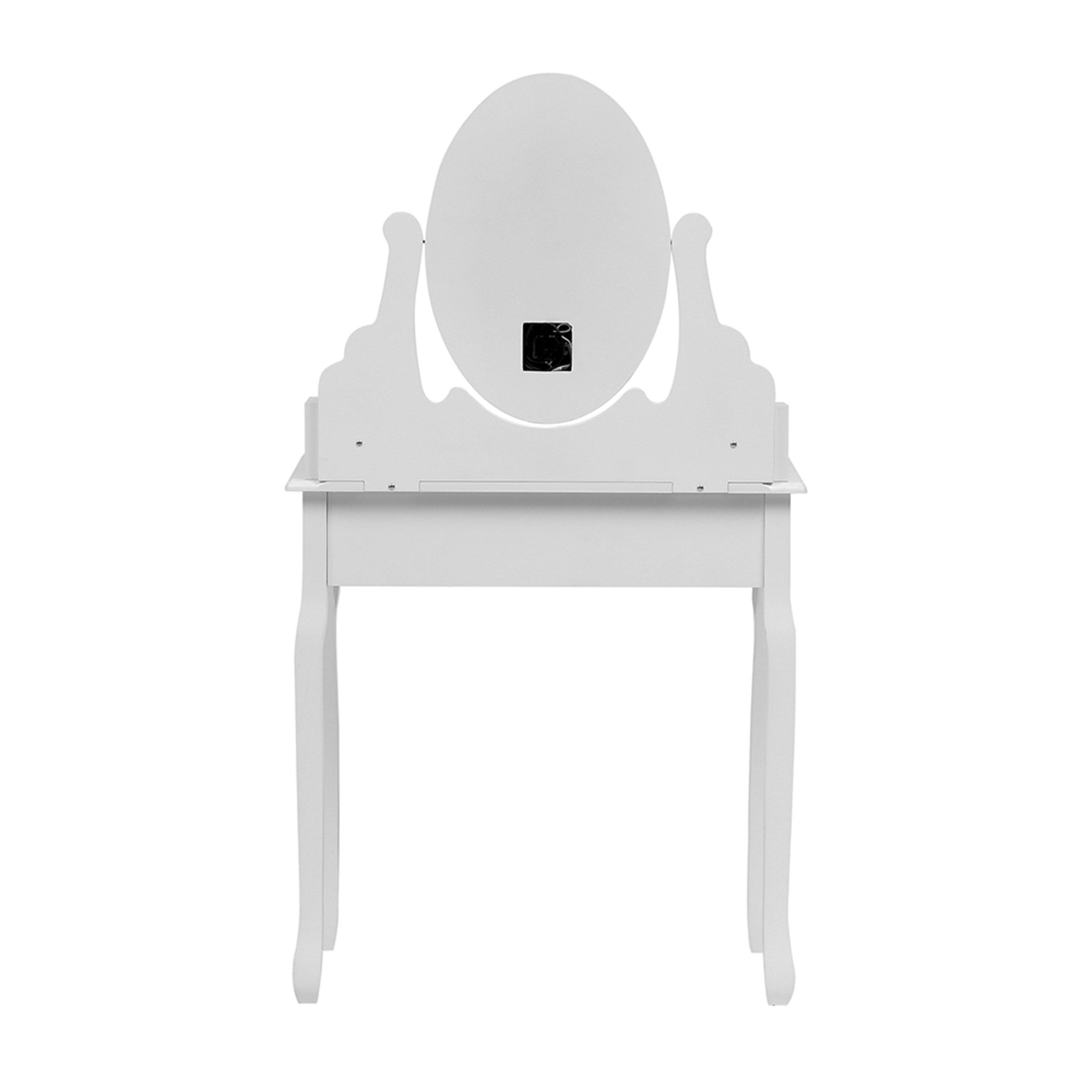 White - Kabinet UK - Makeup Vanity Desk Set with LED Lighting - 3
