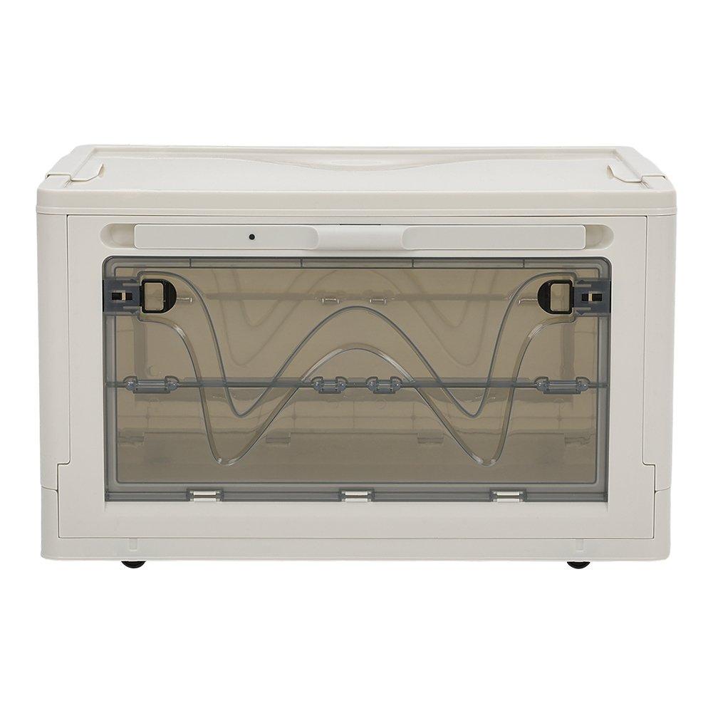 White And Brown - Breeins Camping - Foldable Camping Storage Box with Table - 4