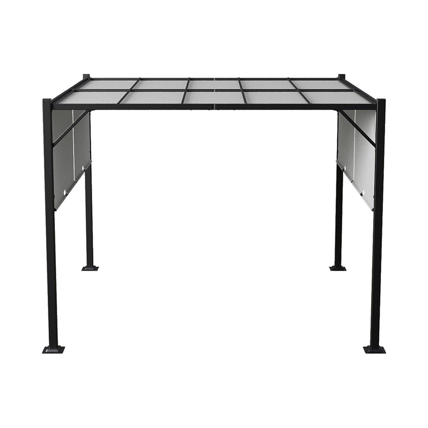 Black And Light - Breeins - Outdoor Pergola with Retractable Canopy - 3