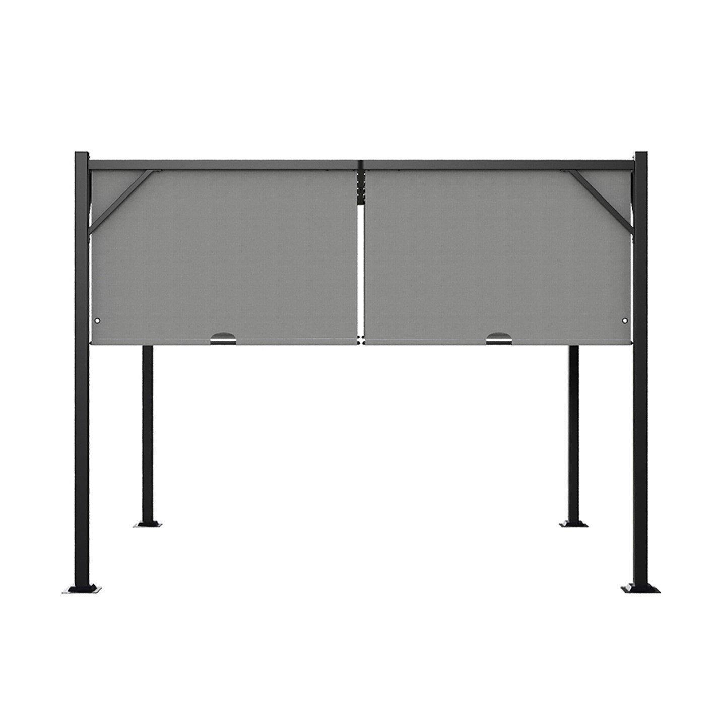 Black And Light - Breeins - Outdoor Pergola with Retractable Canopy - 5