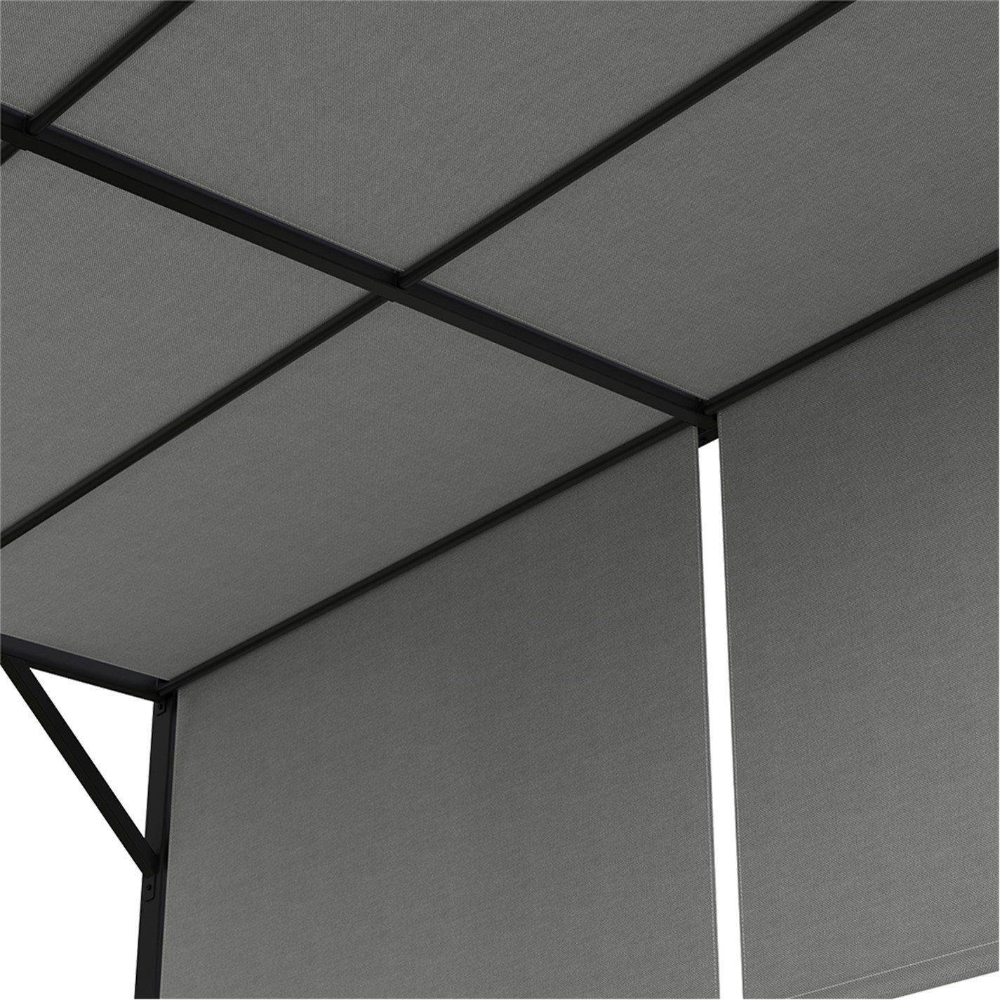 Black And Light - Breeins - Outdoor Pergola with Retractable Canopy - 9