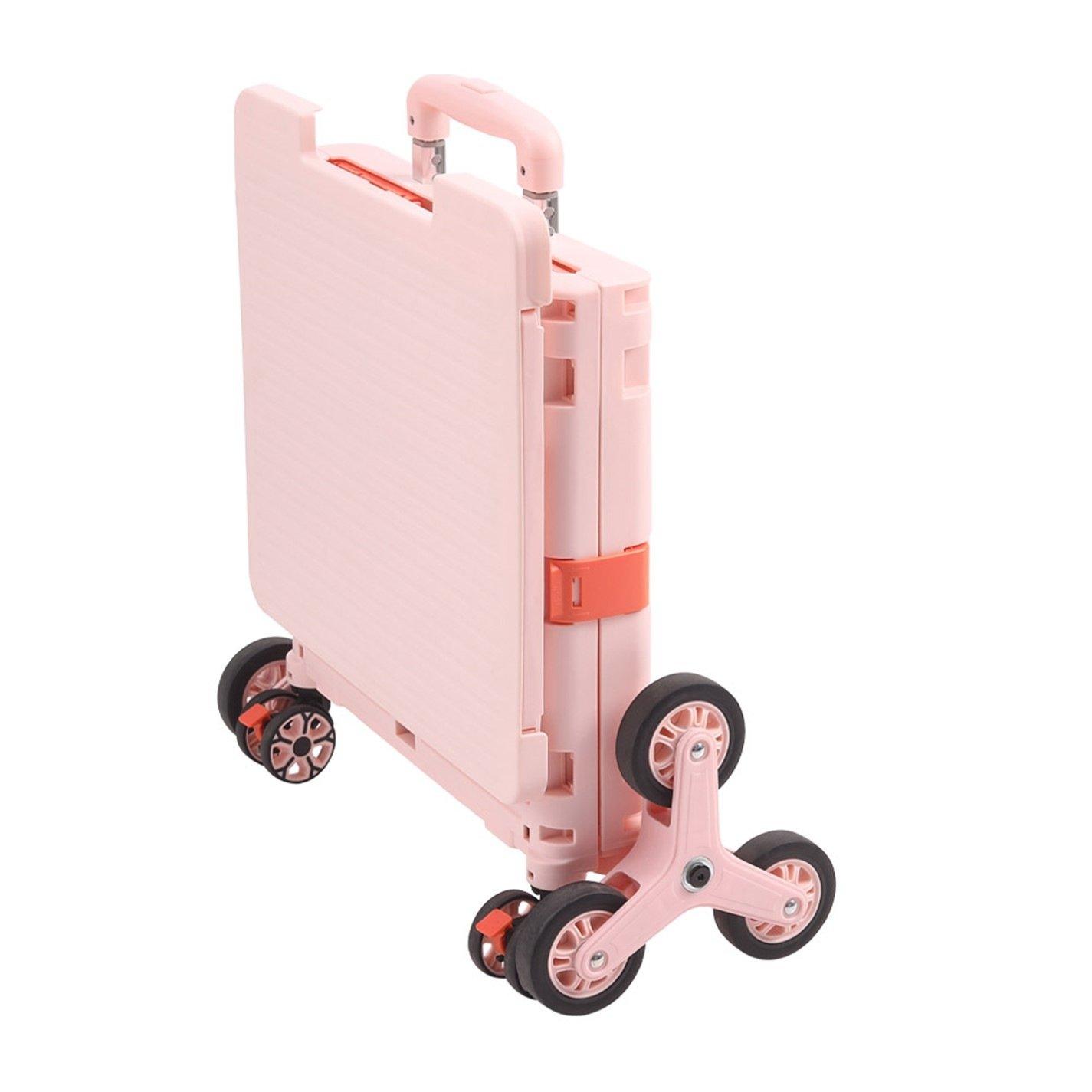 Pink - Breeins - 55L Four Wheel Foldable Shopping Trolley - 8