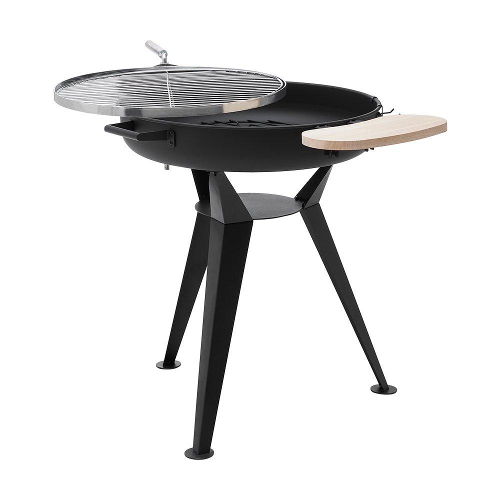 Black - Breeins - Garden BBQ Charcoal Grill - 2