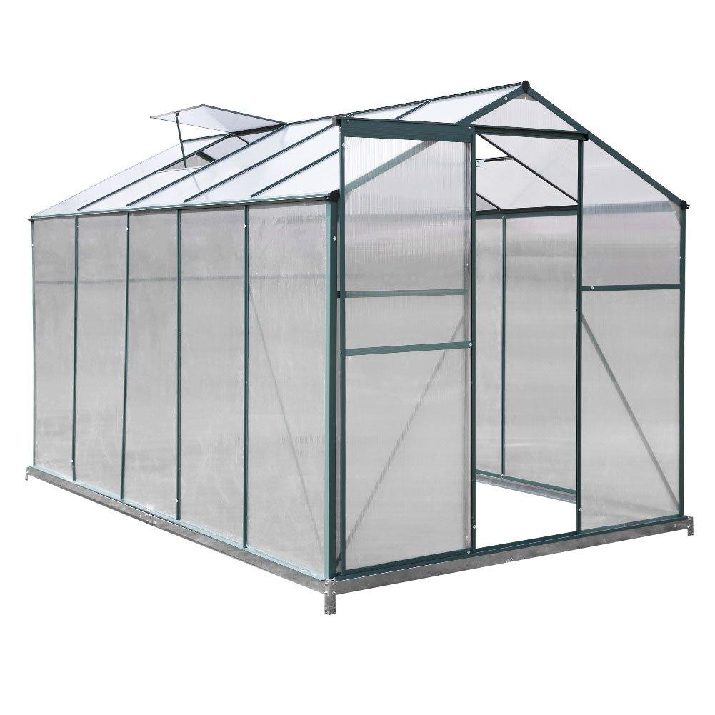Green And Clear - Breeins - Aluminum Greenhouse Base and Window Open - 5