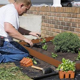 Breeins No-Dig L-Shape Garden Edging 5cm Tall 30 Pegs