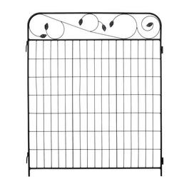 Breeins 2Pcs Metal Garden Fence Set