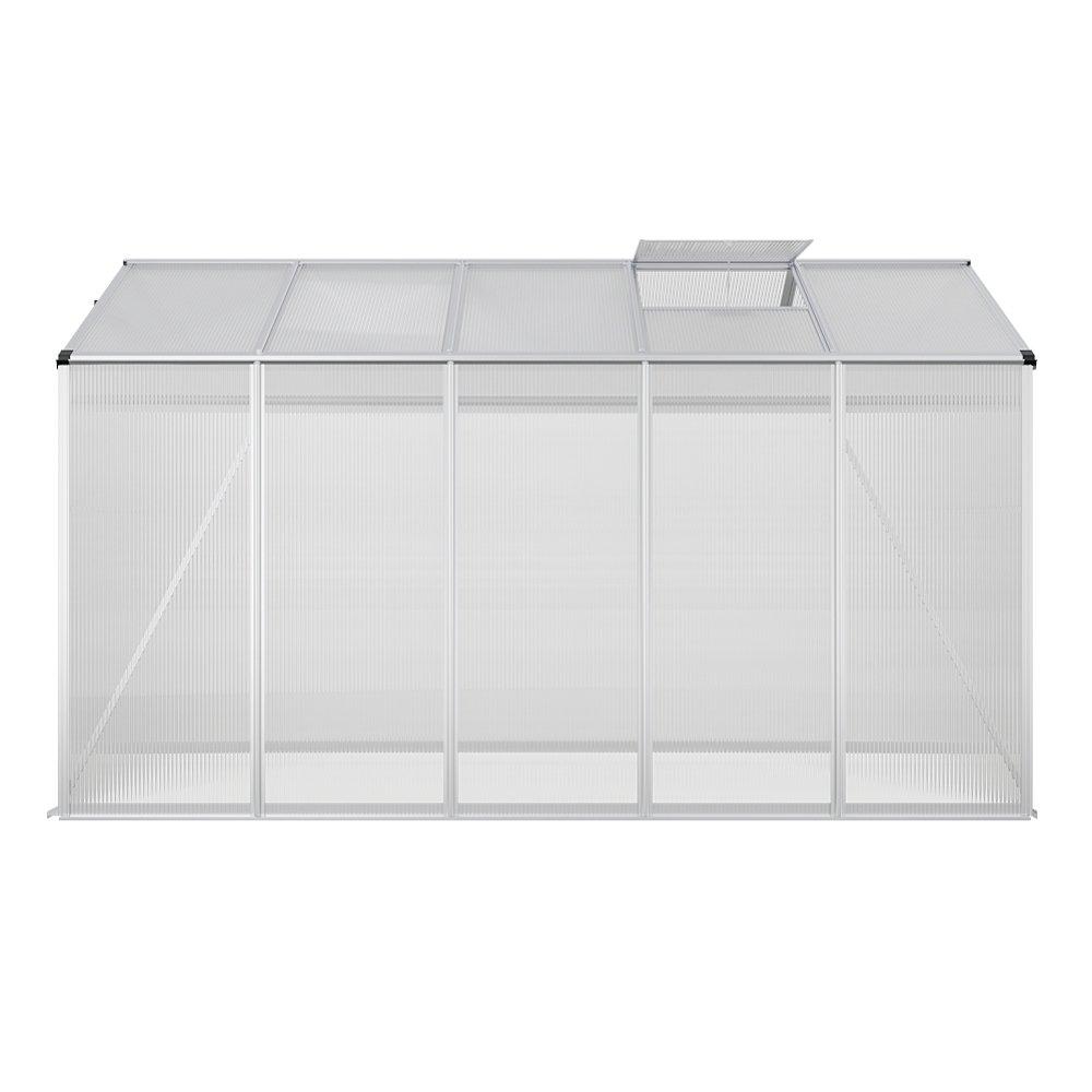 Clear - Breeins - Aluminium Hobby Greenhouse with Window Opening - 5
