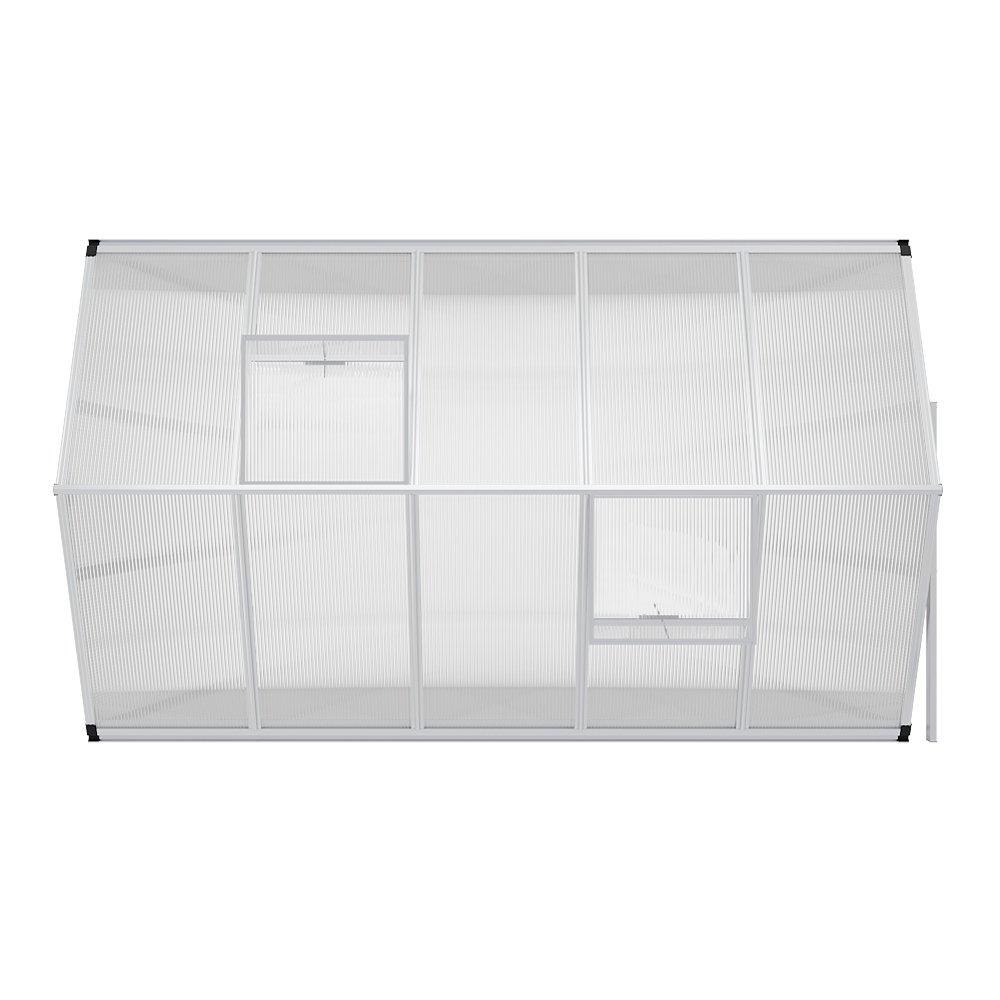 Clear - Breeins - Aluminium Hobby Greenhouse with Window Opening - 6