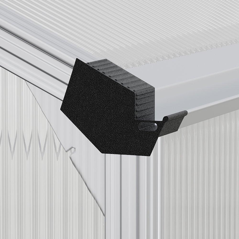 Clear - Breeins - Aluminium Hobby Greenhouse with Window Opening - 7