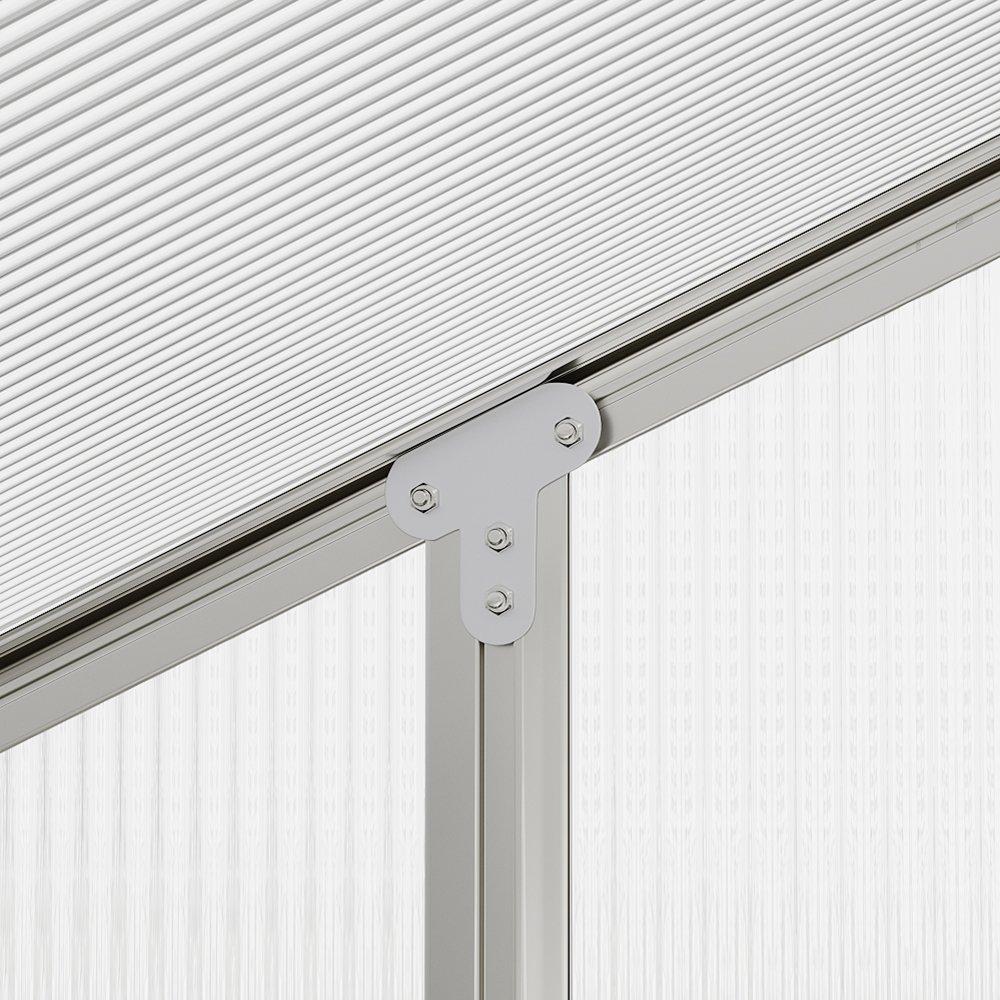 Clear - Breeins - Aluminium Hobby Greenhouse with Window Opening - 10