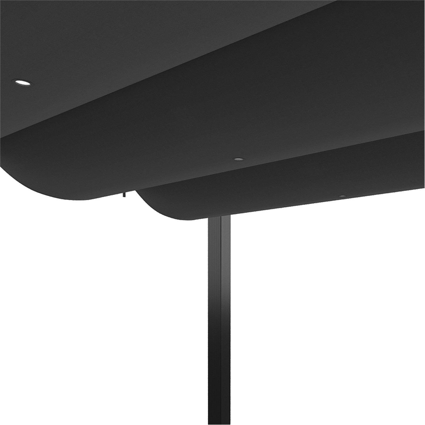 Black And Light - Breeins - 13x13ft Aluminium Pergola with Retractable Roof - 6