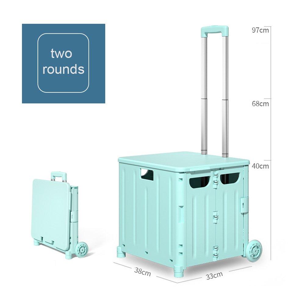 Green - Breeins - 45L Foldable Outdoor Shopping Trolley - 3