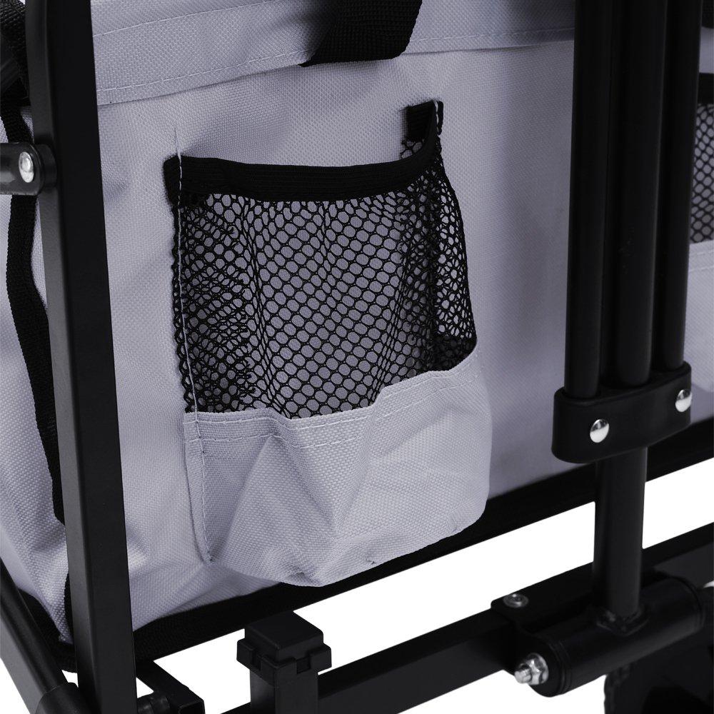 Grey - Breeins - Flat Fold Grey Camping Trolley - 5