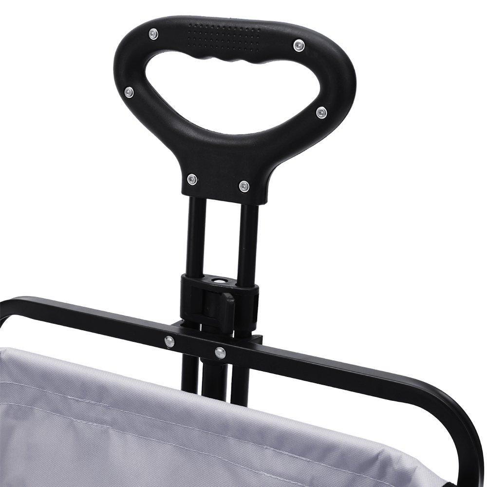 Grey - Breeins - Flat Fold Grey Camping Trolley - 6