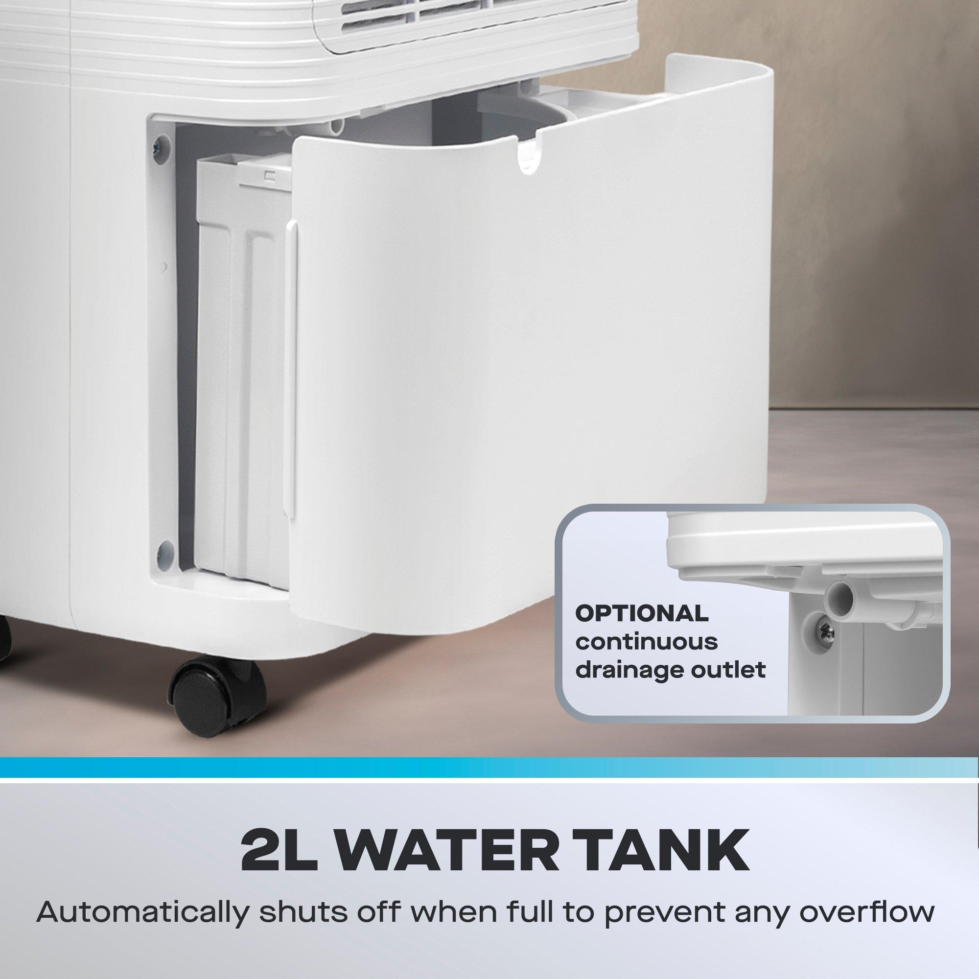 White - Daewoo Electricals - 12L DEHUMIDIFIER - 4