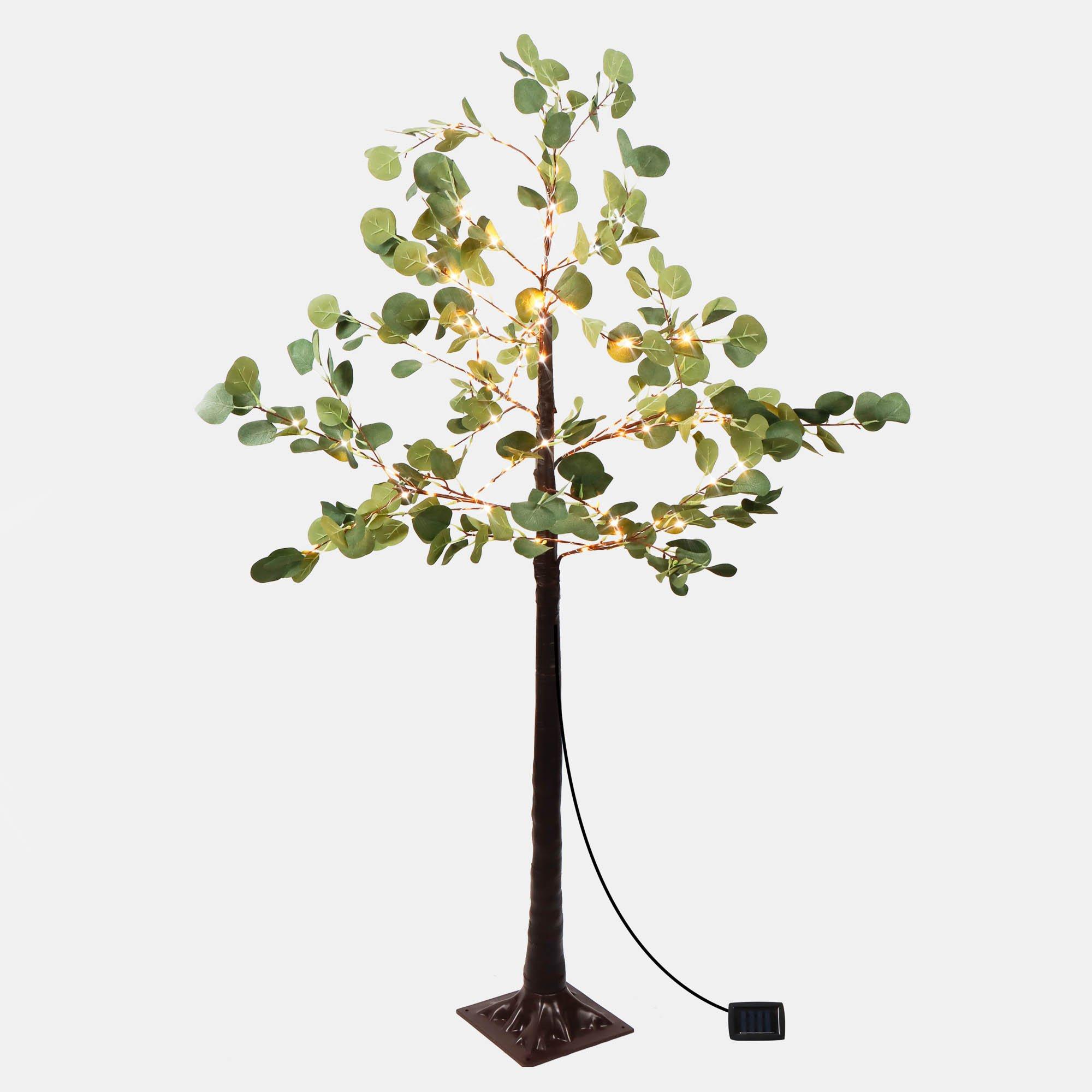 Streetwize  Solar Artificial Tree Light Eucalyptus