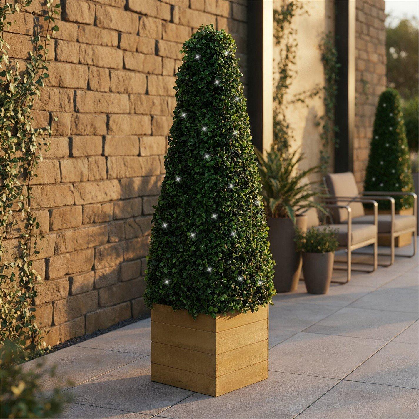 Pyramid - Streetwize - Artificial Topiary - Solar Powered - Obelisk Design - 5