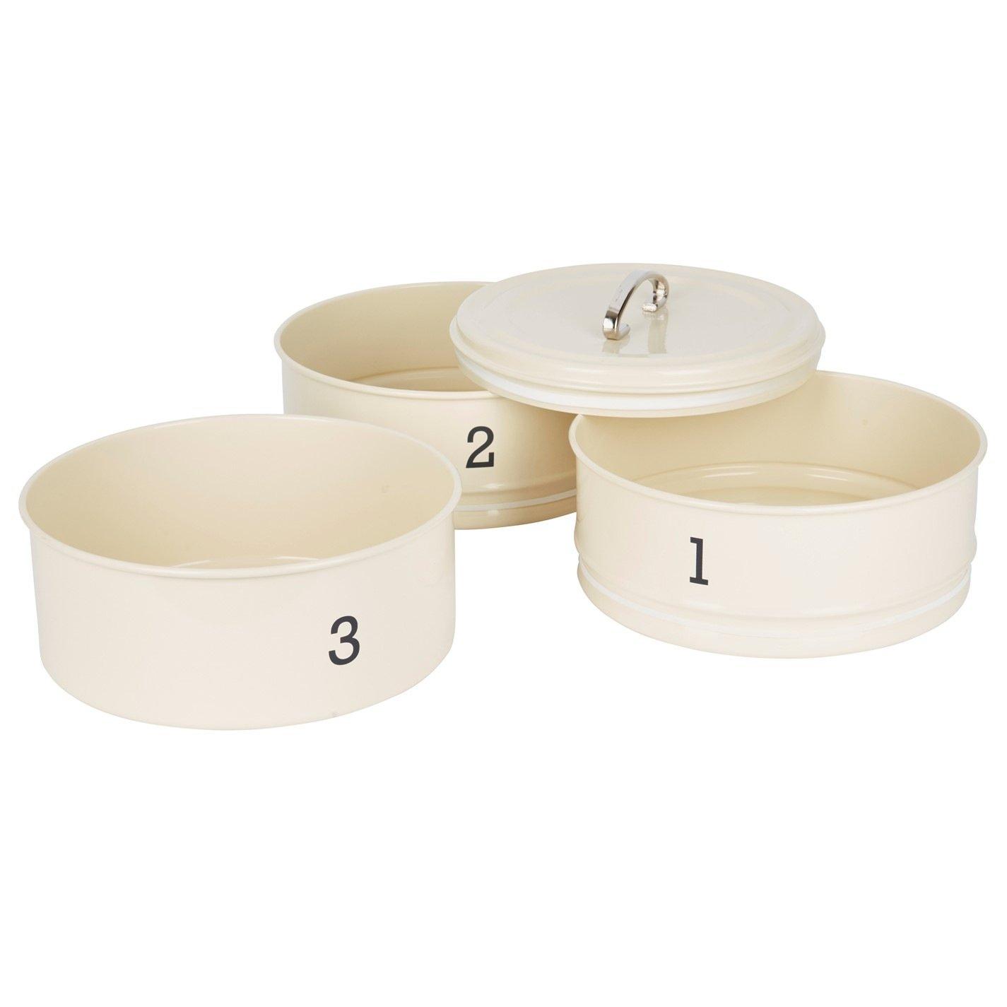Cream - KitchenCraft - KitchenCraft Living Nostalgia Three Tier Cake Tin - 3