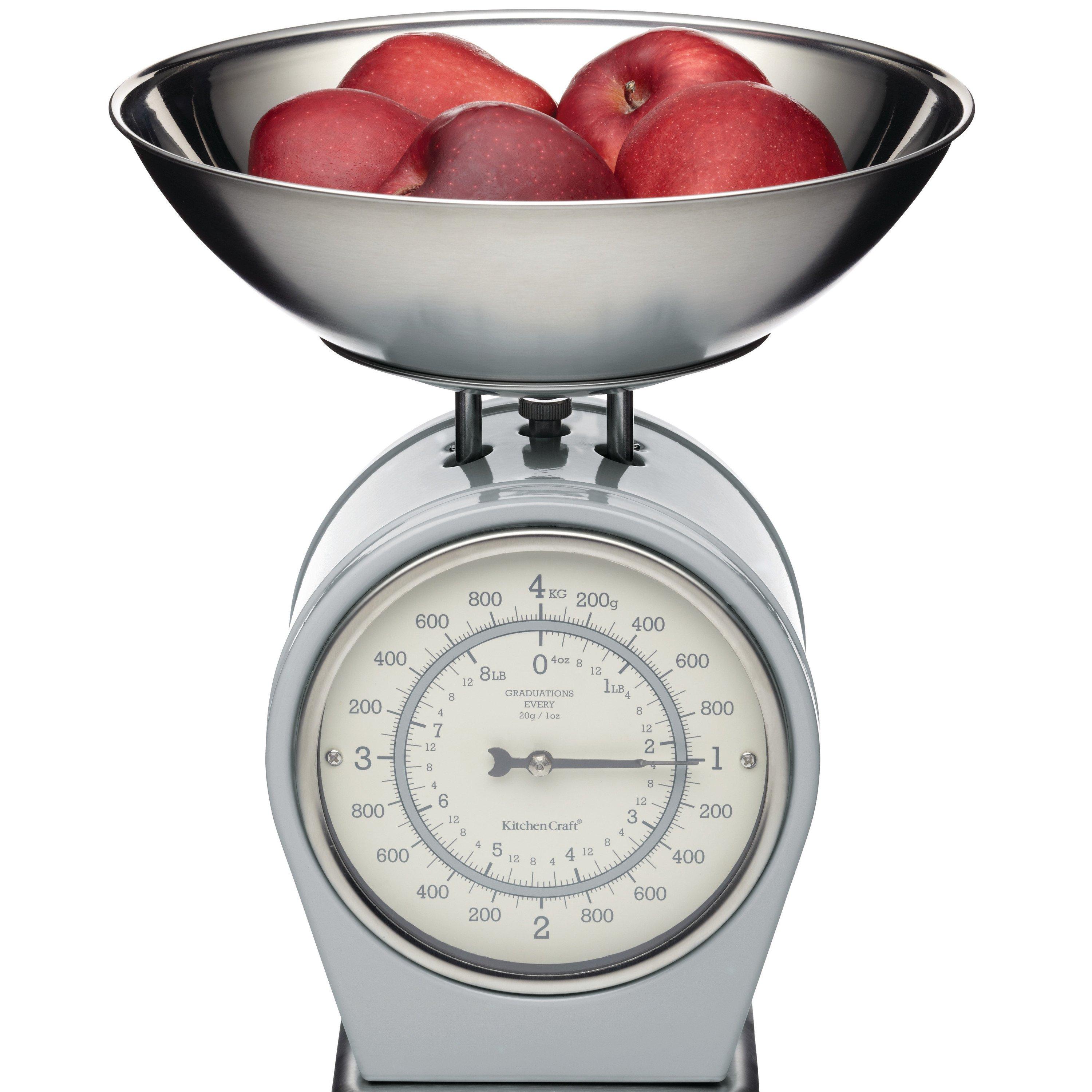 Grey - KitchenCraft - KitchenCraft Living Nostalgia 4Kg Mechanical Scale - 2