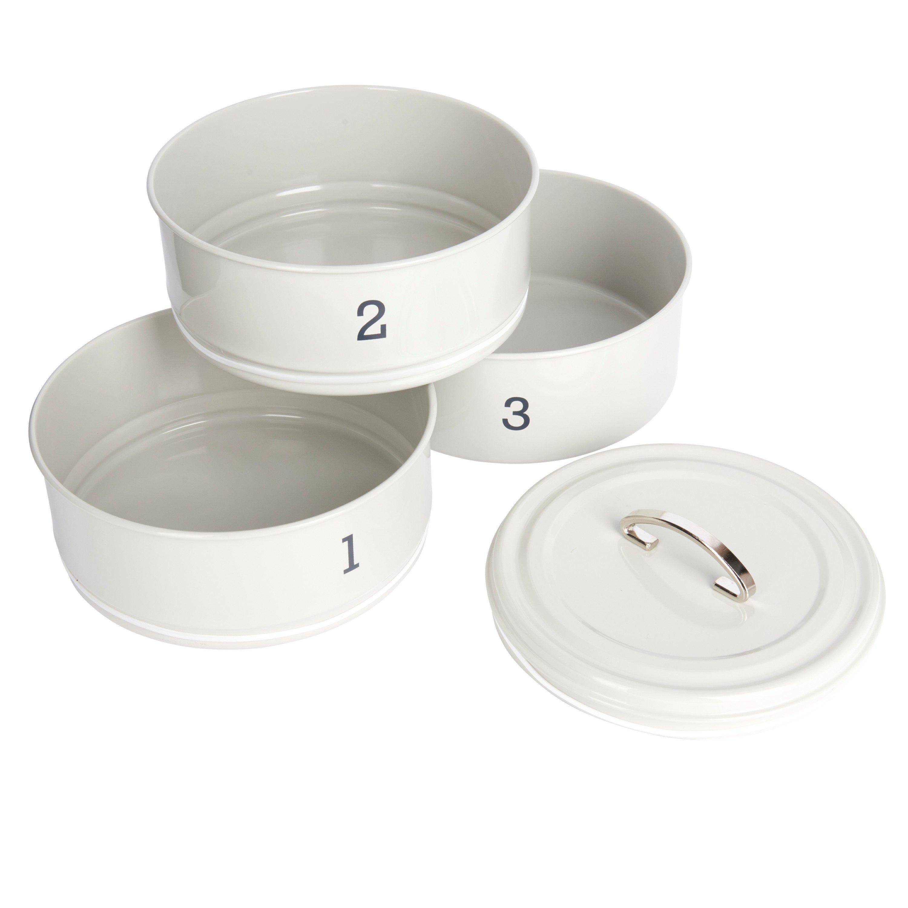 Grey - KitchenCraft - KitchenCraft Living Nostalgia Three Tier Cake Tin - 2