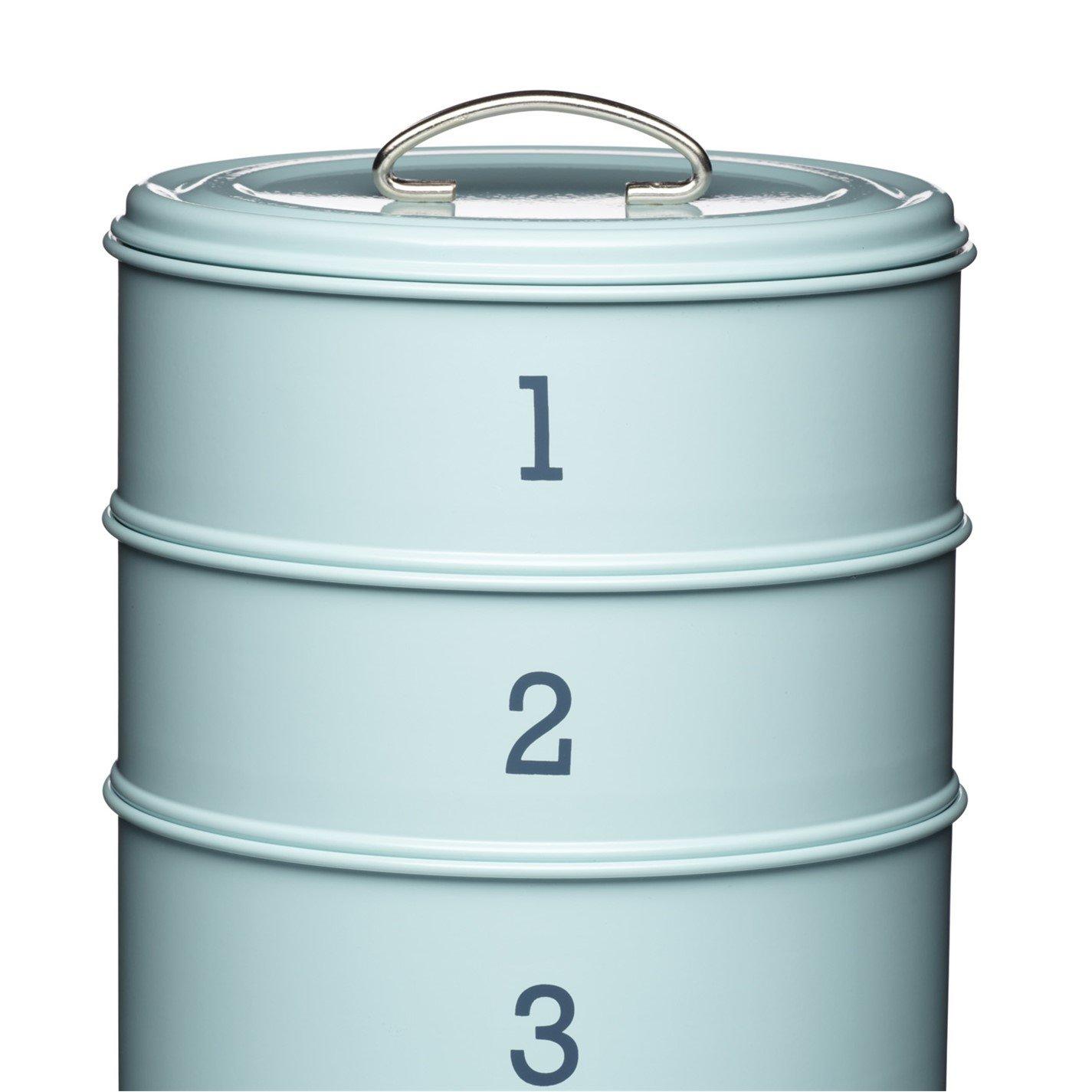 Blue - KitchenCraft - KitchenCraft Living Nostalgia Three Tier Cake Tin - 2