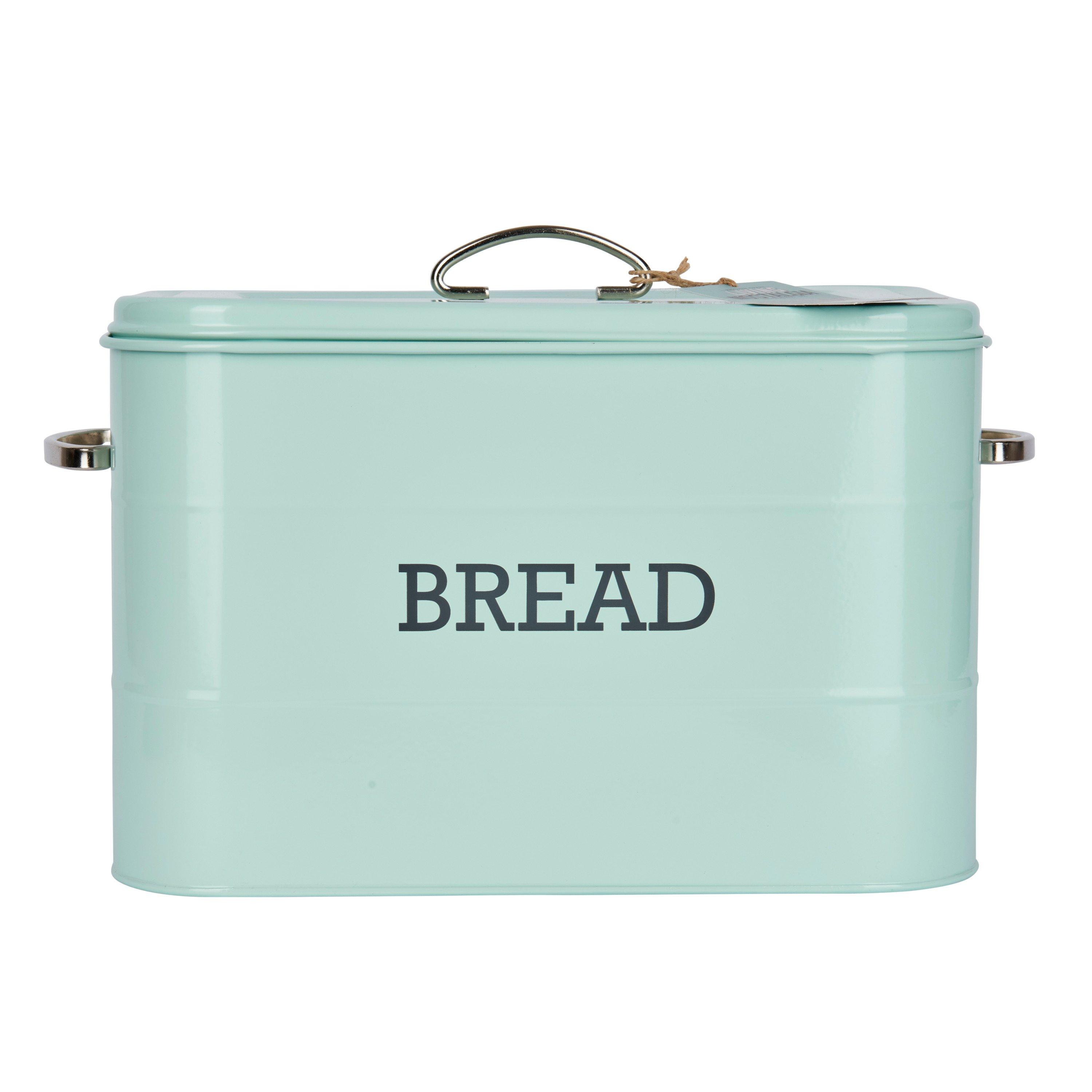 Blue - KitchenCraft - KitchenCraft Living Nostalgia Bread Bin 34x21.5x2 - 2