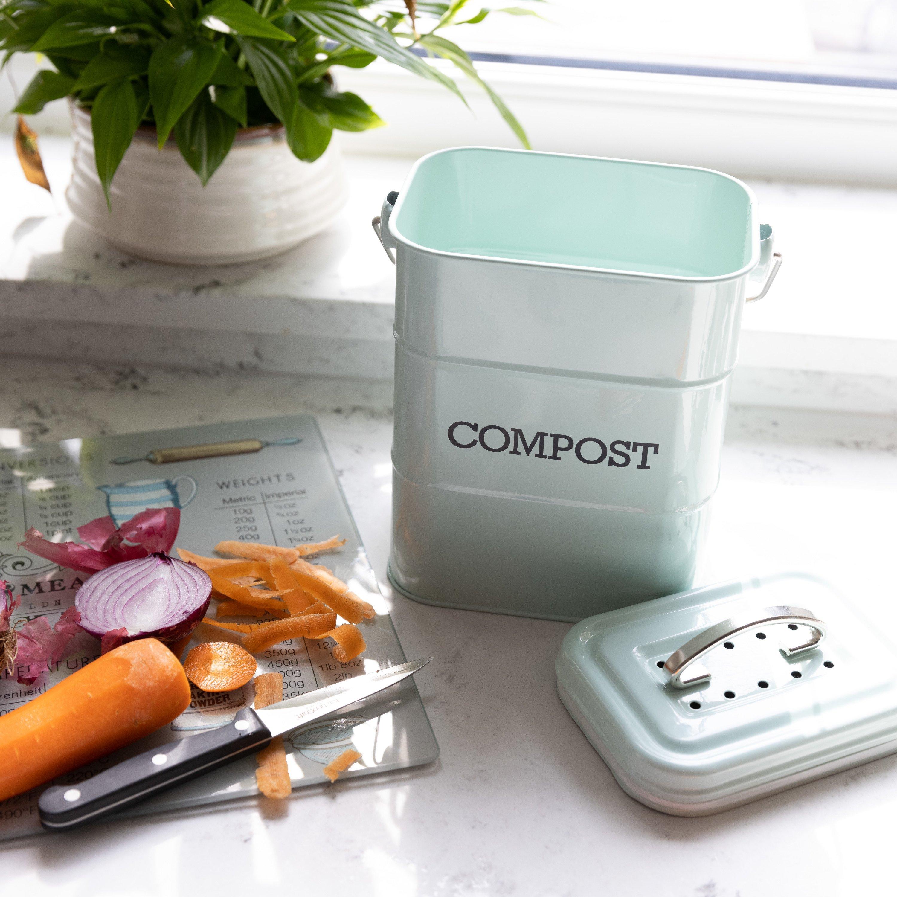 Blue - KitchenCraft - KitchenCraft Living Nostalgia 3 Litre Steel Compos - 3