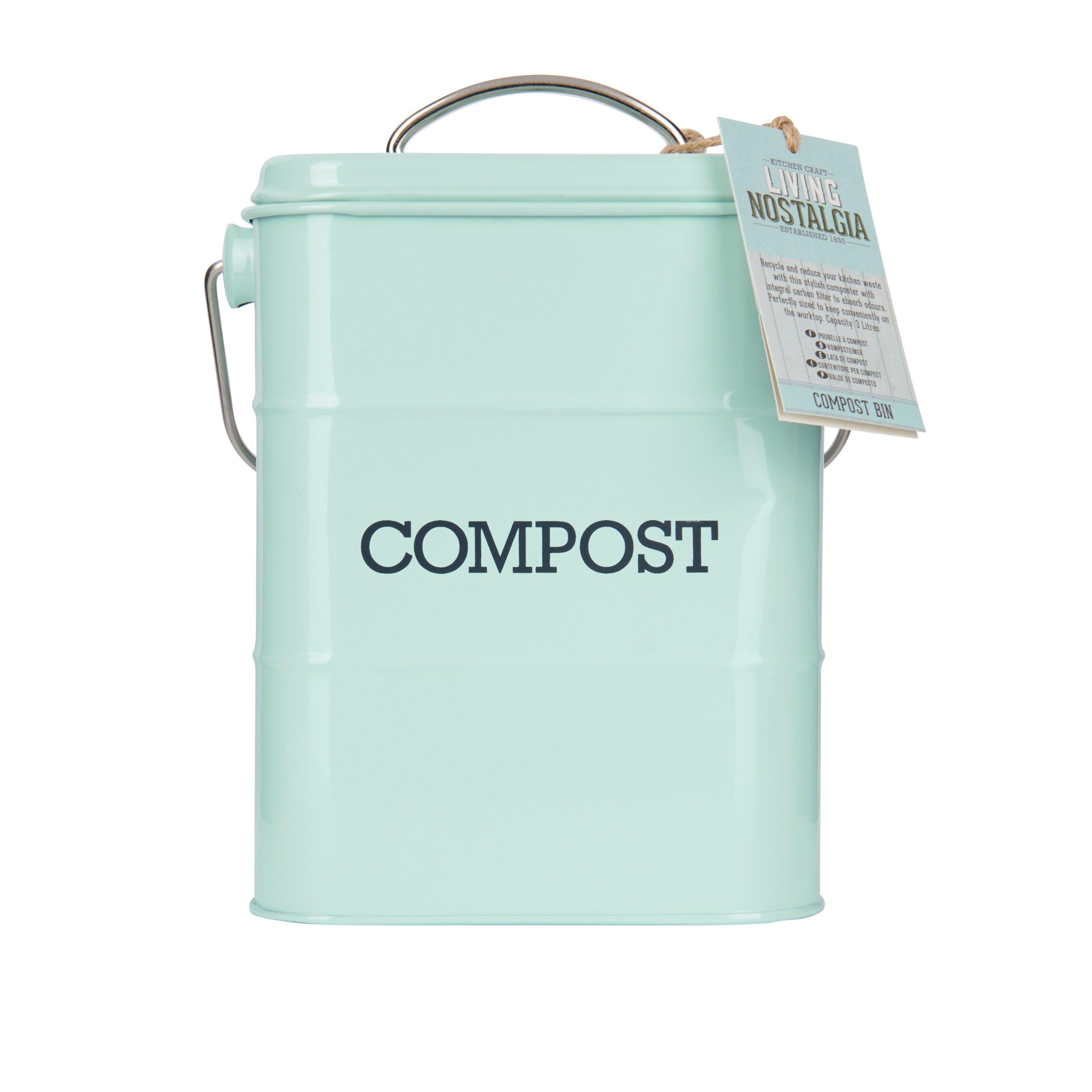 Blue - KitchenCraft - KitchenCraft Living Nostalgia 3 Litre Steel Compos - 7
